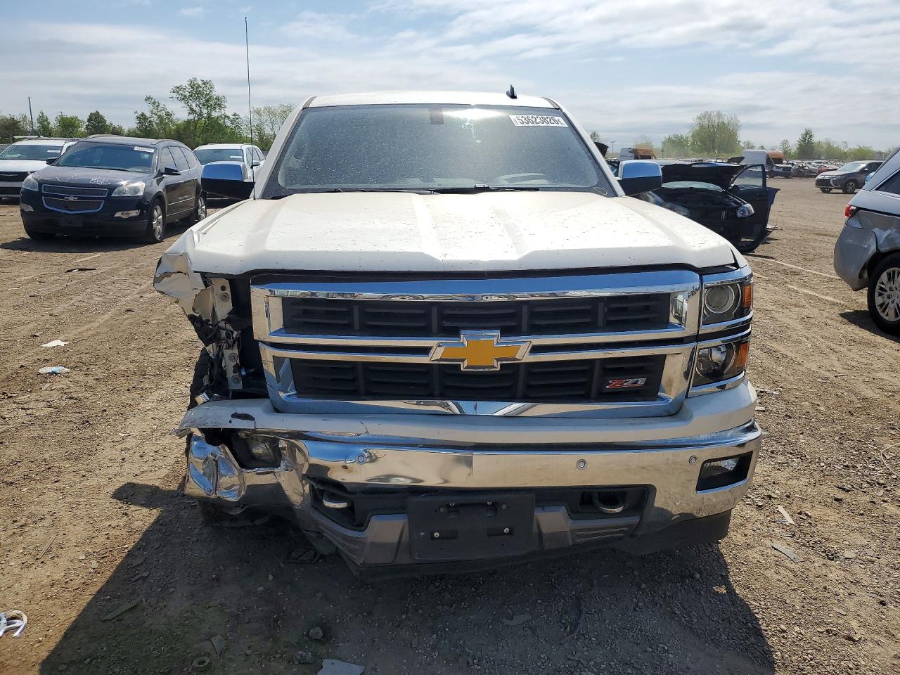 2014 Chevrolet Silverado K1500 Ltz Beige vin: 3GCUKSEC8EG563911