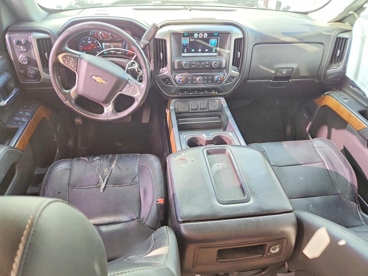 2015 Chevrolet Silverado K1500 Ltz White vin: 3GCUKSEC8FG140361