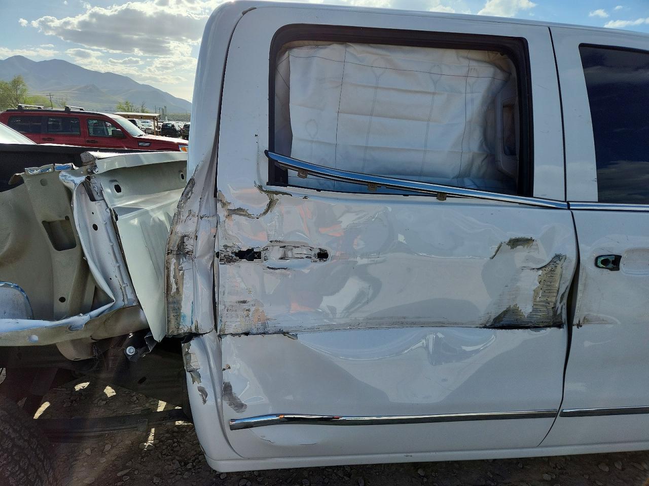 2015 Chevrolet Silverado K1500 Ltz White vin: 3GCUKSEC8FG140361