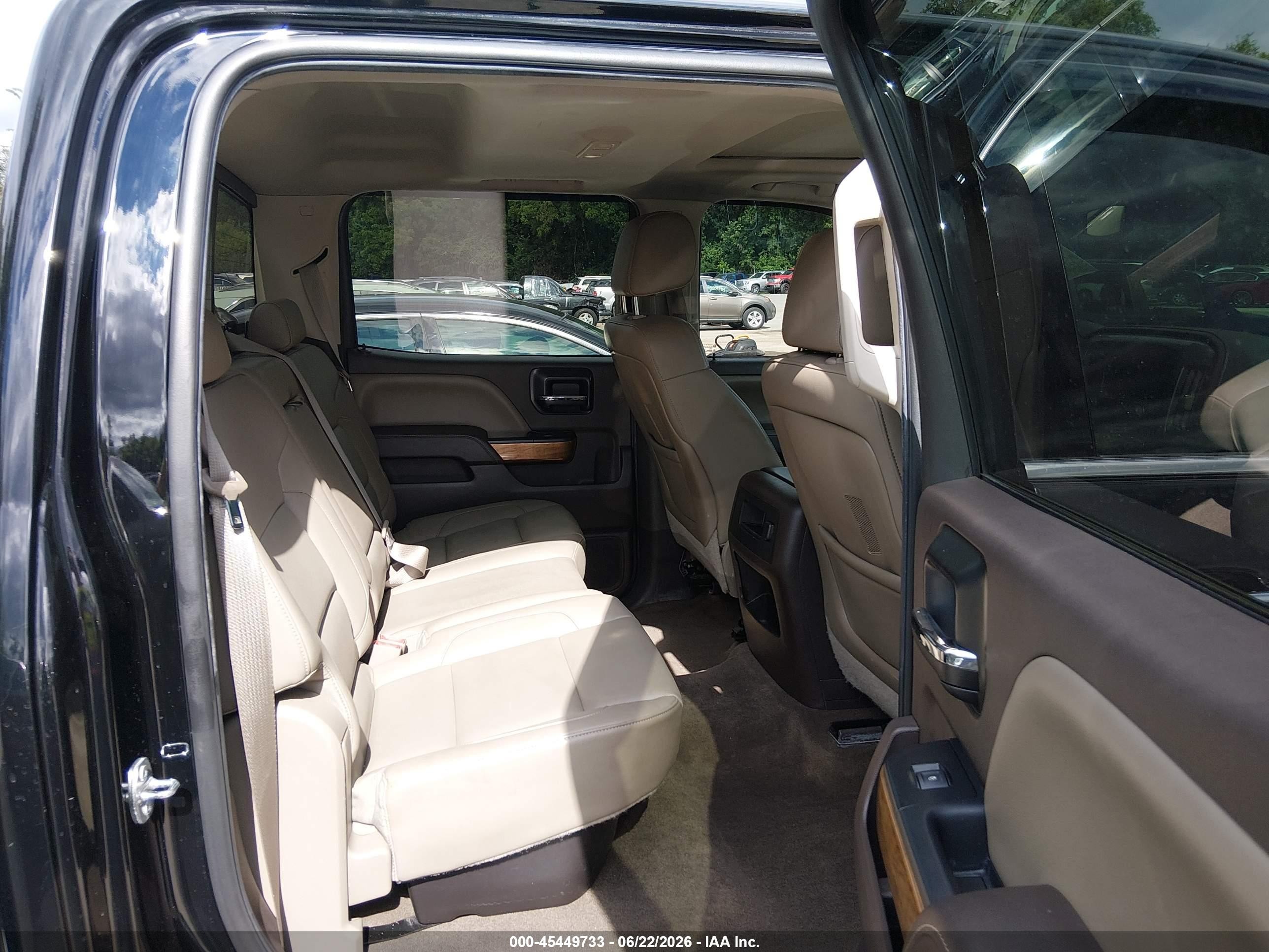 2015 Chevrolet Silverado 1500 Ltz Black vin: 3GCUKSEC8FG204981