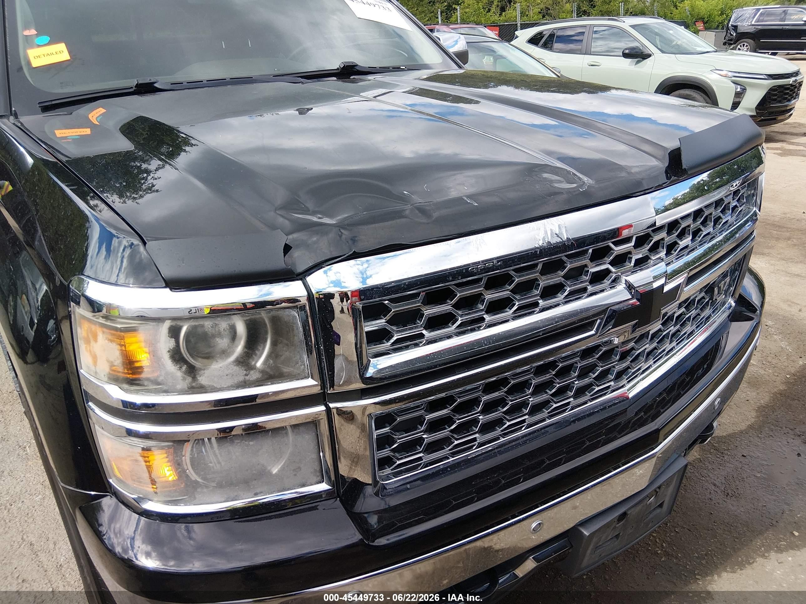 2015 Chevrolet Silverado 1500 Ltz Black vin: 3GCUKSEC8FG204981