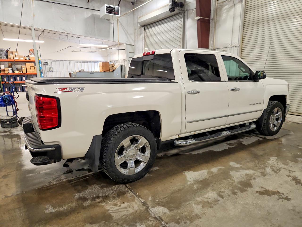 2015 Chevrolet Silverado K1500 Ltz White vin: 3GCUKSEC8FG213146