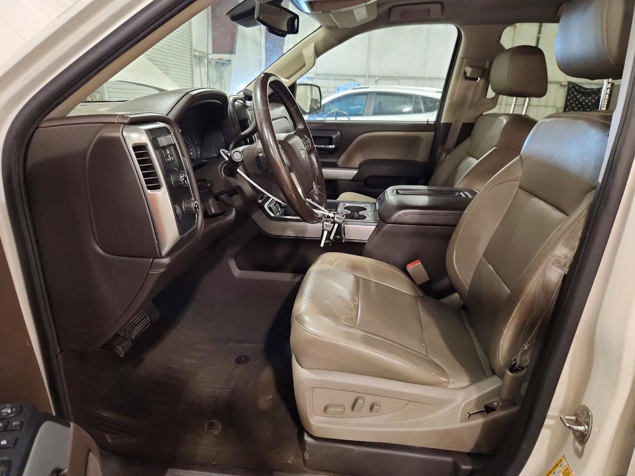 2015 Chevrolet Silverado K1500 Ltz White vin: 3GCUKSEC8FG213146