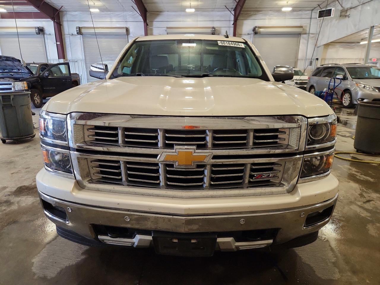 2015 Chevrolet Silverado K1500 Ltz White vin: 3GCUKSEC8FG213146