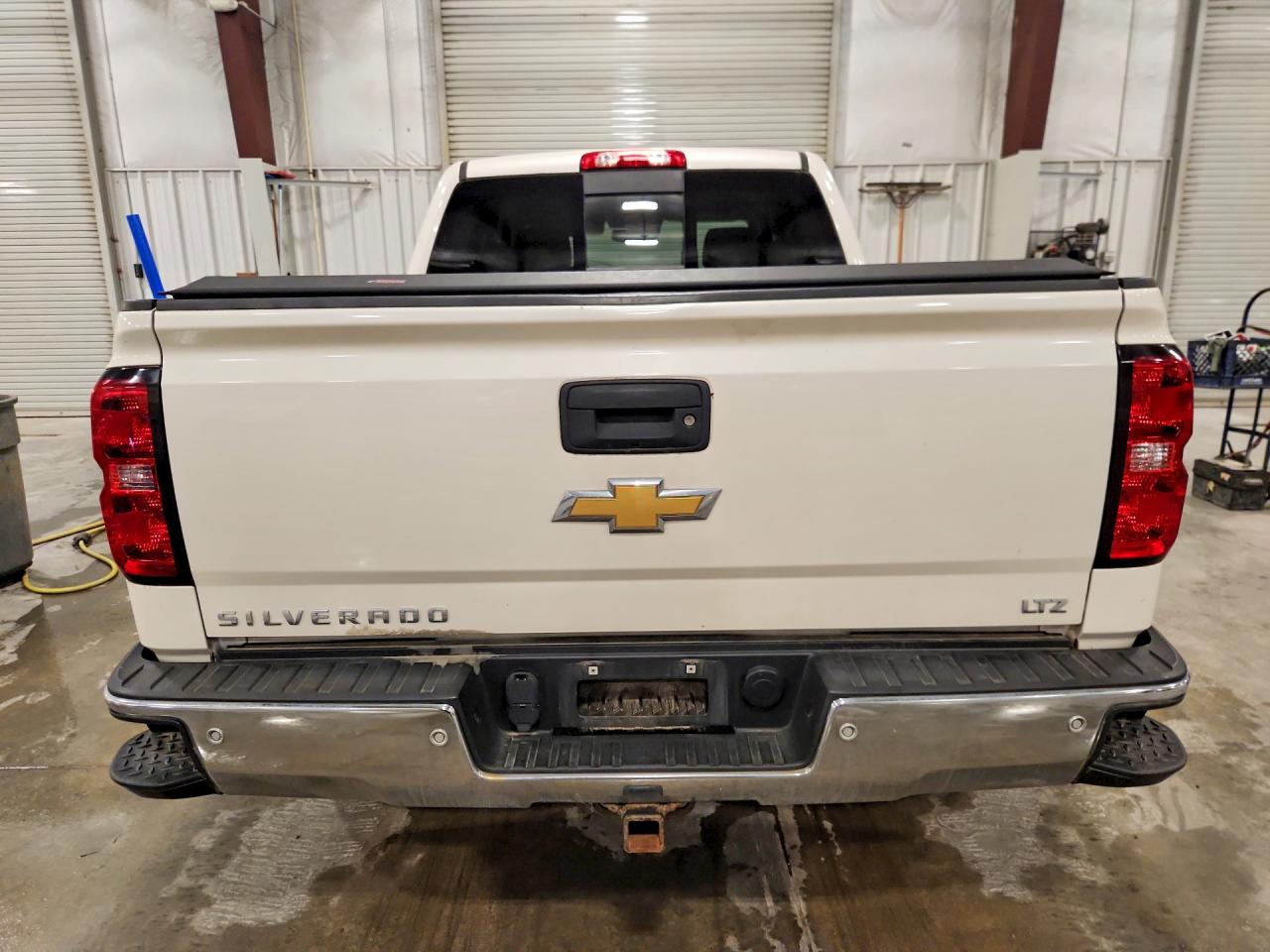 2015 Chevrolet Silverado K1500 Ltz White vin: 3GCUKSEC8FG213146