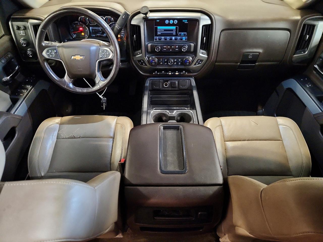 2015 Chevrolet Silverado K1500 Ltz White vin: 3GCUKSEC8FG213146