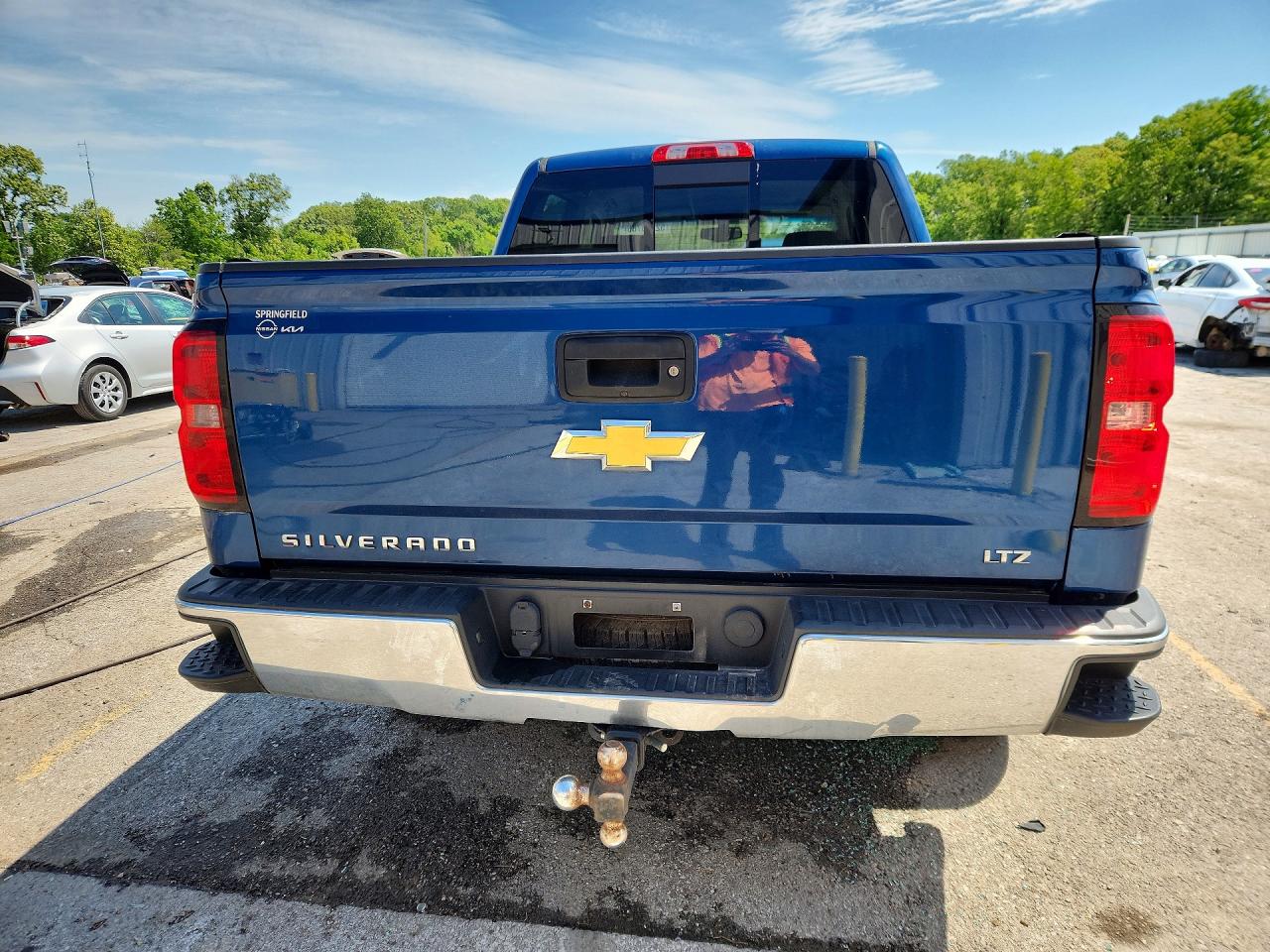 2015 Chevrolet Silverado K1500 Ltz Blue vin: 3GCUKSEC8FG287229