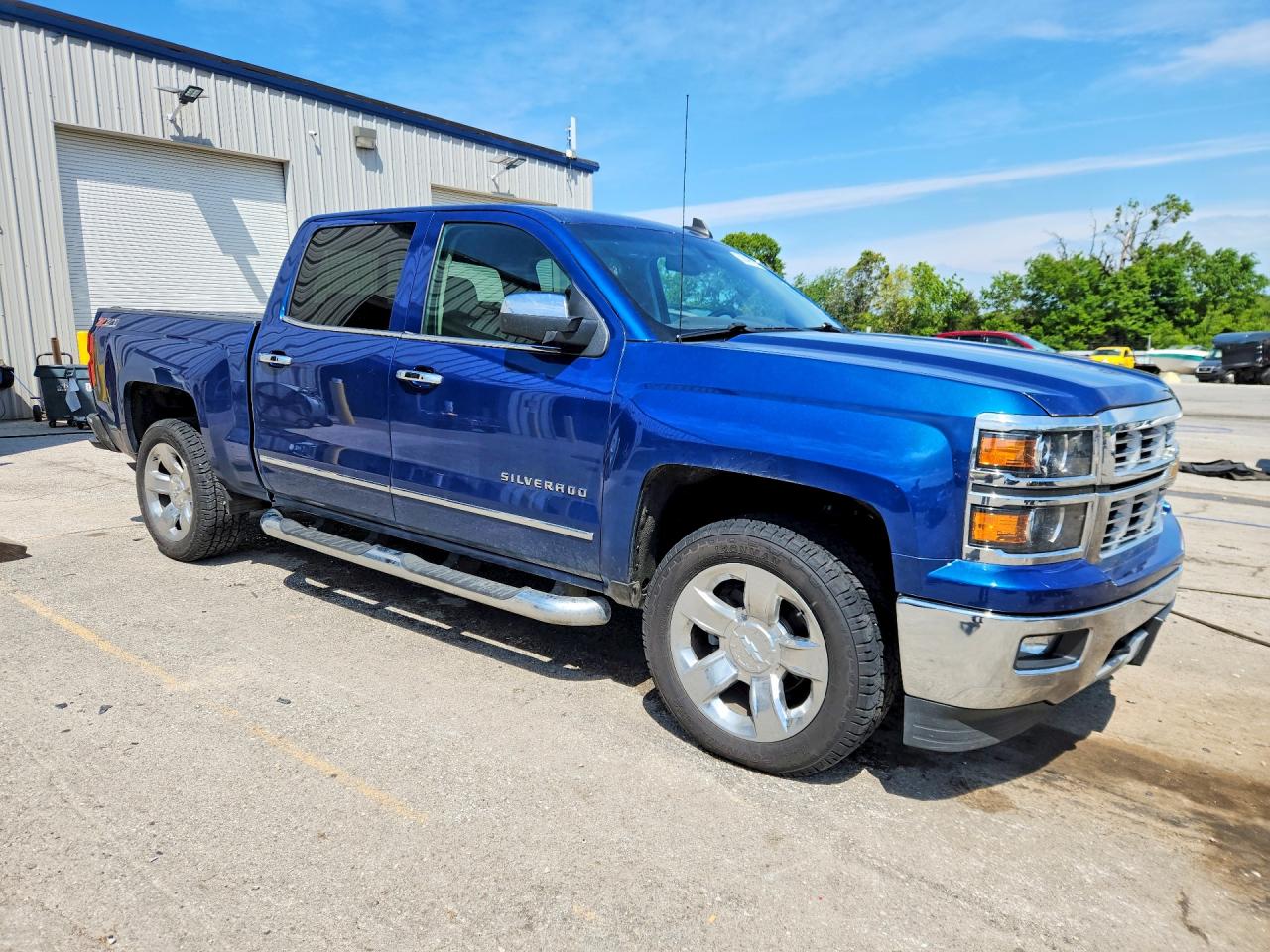 2015 Chevrolet Silverado K1500 Ltz Blue vin: 3GCUKSEC8FG287229