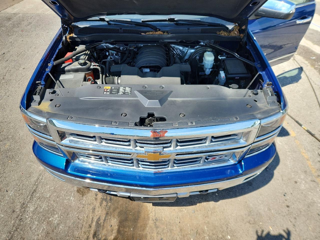 2015 Chevrolet Silverado K1500 Ltz Blue vin: 3GCUKSEC8FG287229