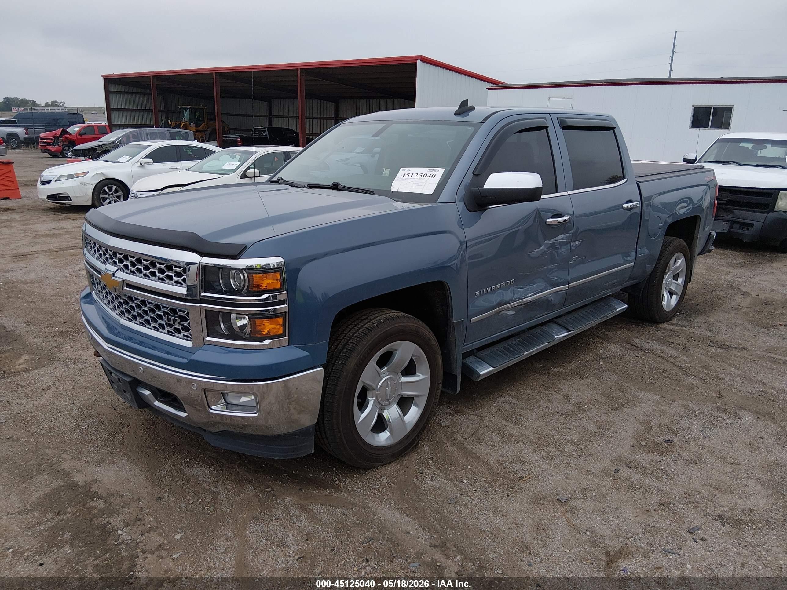 2015 Chevrolet Silverado 1500 1lz Light Blue vin: 3GCUKSEC8FG319189