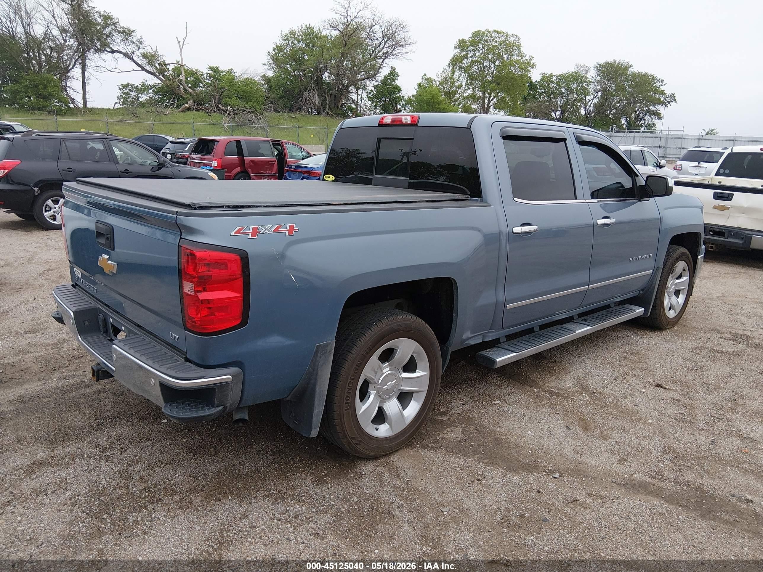 2015 Chevrolet Silverado 1500 1lz Light Blue vin: 3GCUKSEC8FG319189