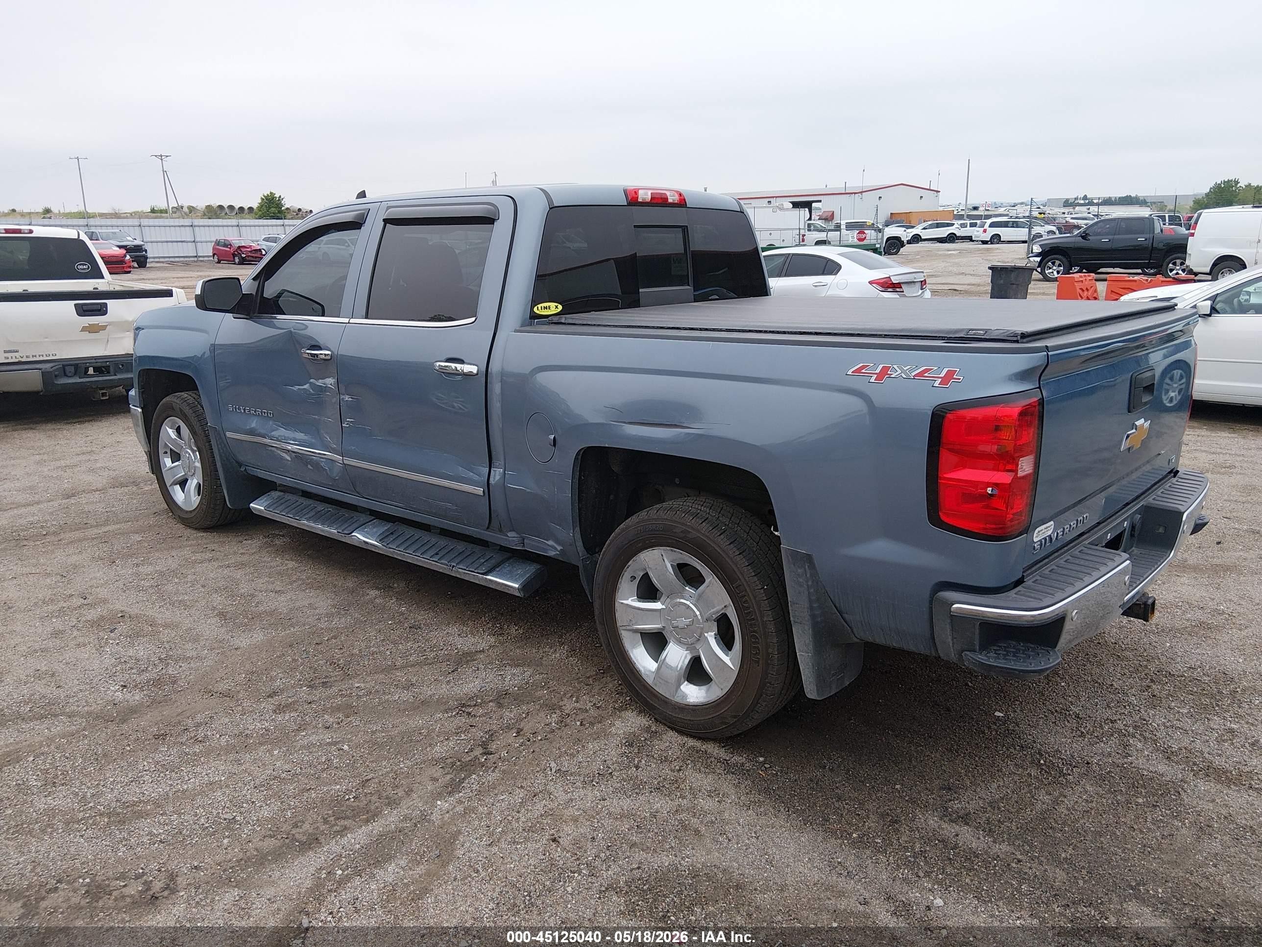 2015 Chevrolet Silverado 1500 1lz Light Blue vin: 3GCUKSEC8FG319189