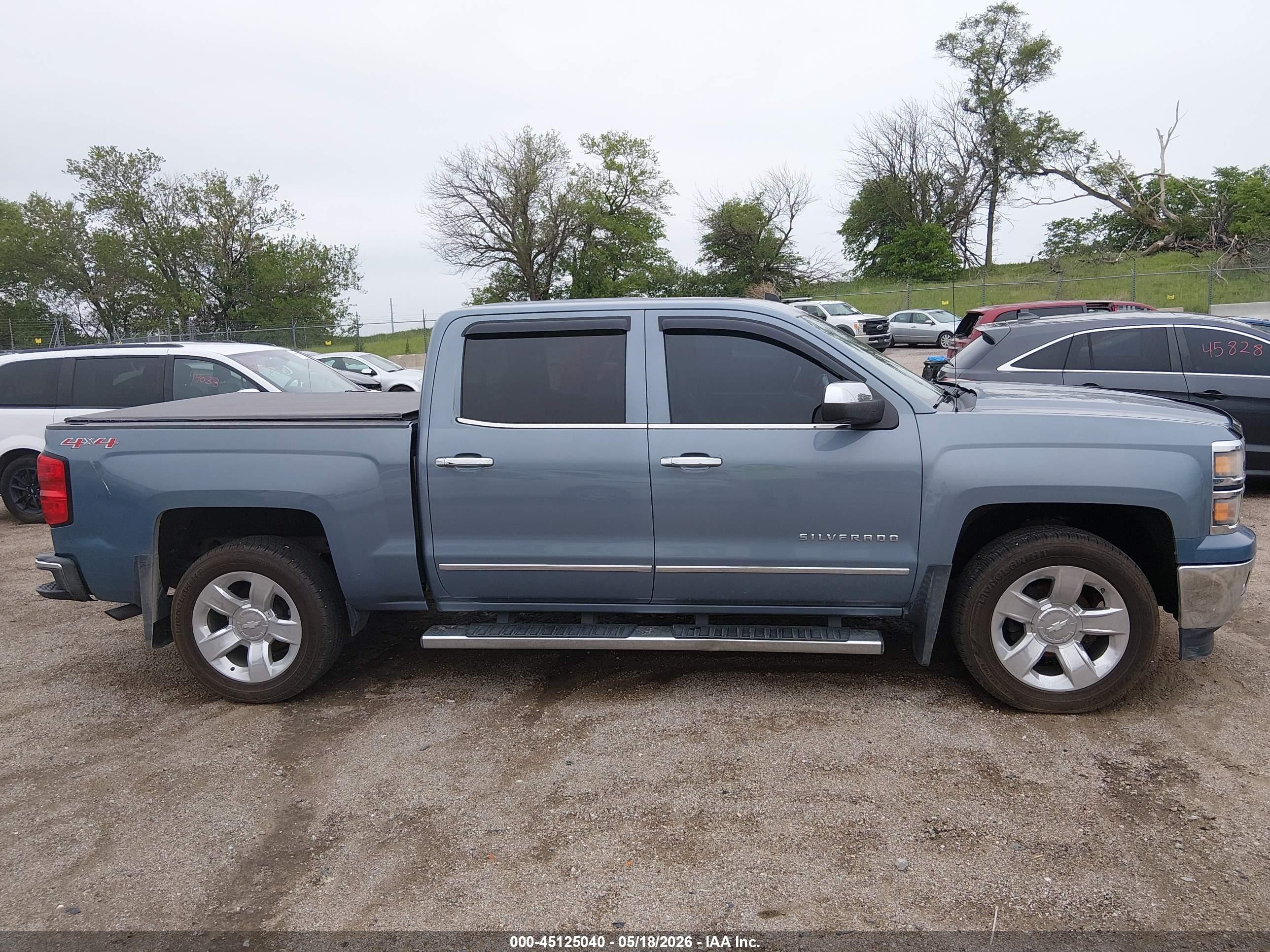 2015 Chevrolet Silverado 1500 1lz Light Blue vin: 3GCUKSEC8FG319189