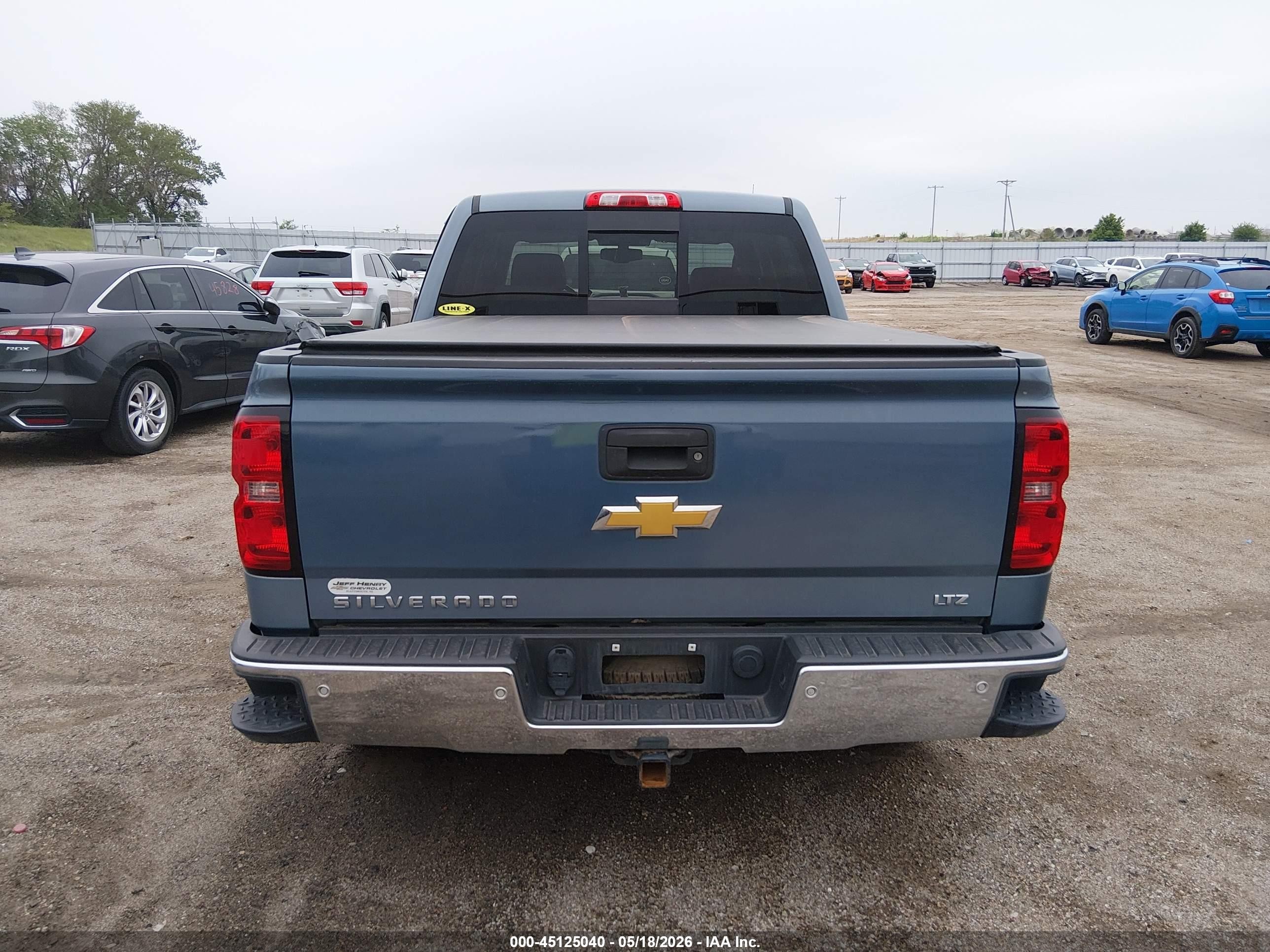 2015 Chevrolet Silverado 1500 1lz Light Blue vin: 3GCUKSEC8FG319189