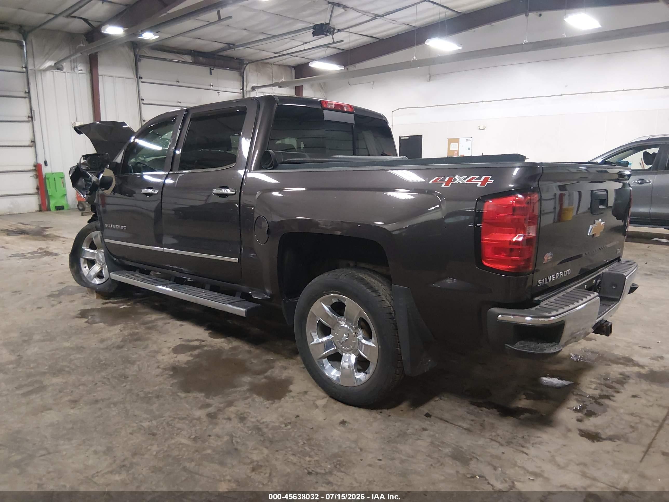 2015 Chevrolet Silverado 1500 Ltz Серый vin: 3GCUKSEC8FG497734
