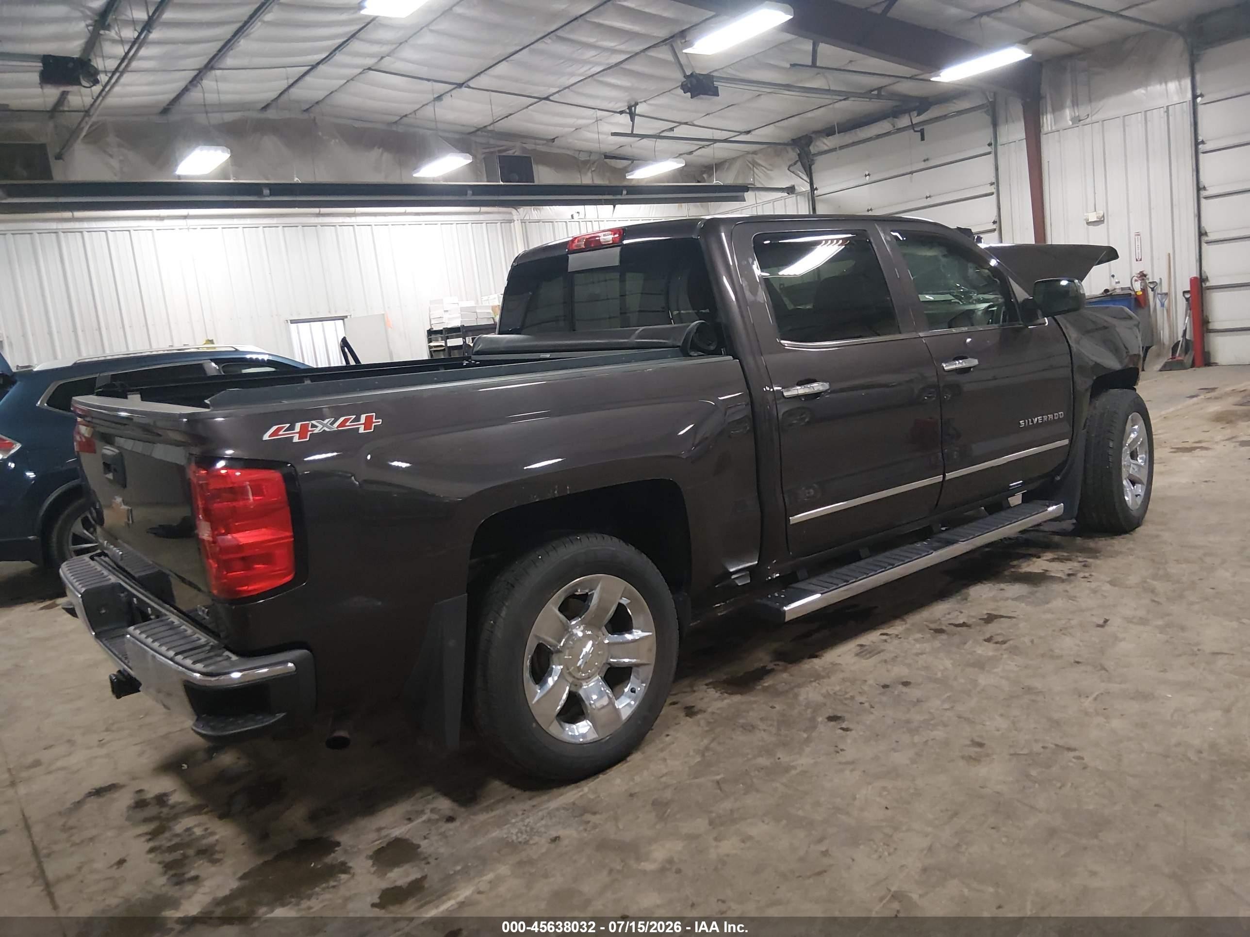 2015 Chevrolet Silverado 1500 Ltz Серый vin: 3GCUKSEC8FG497734