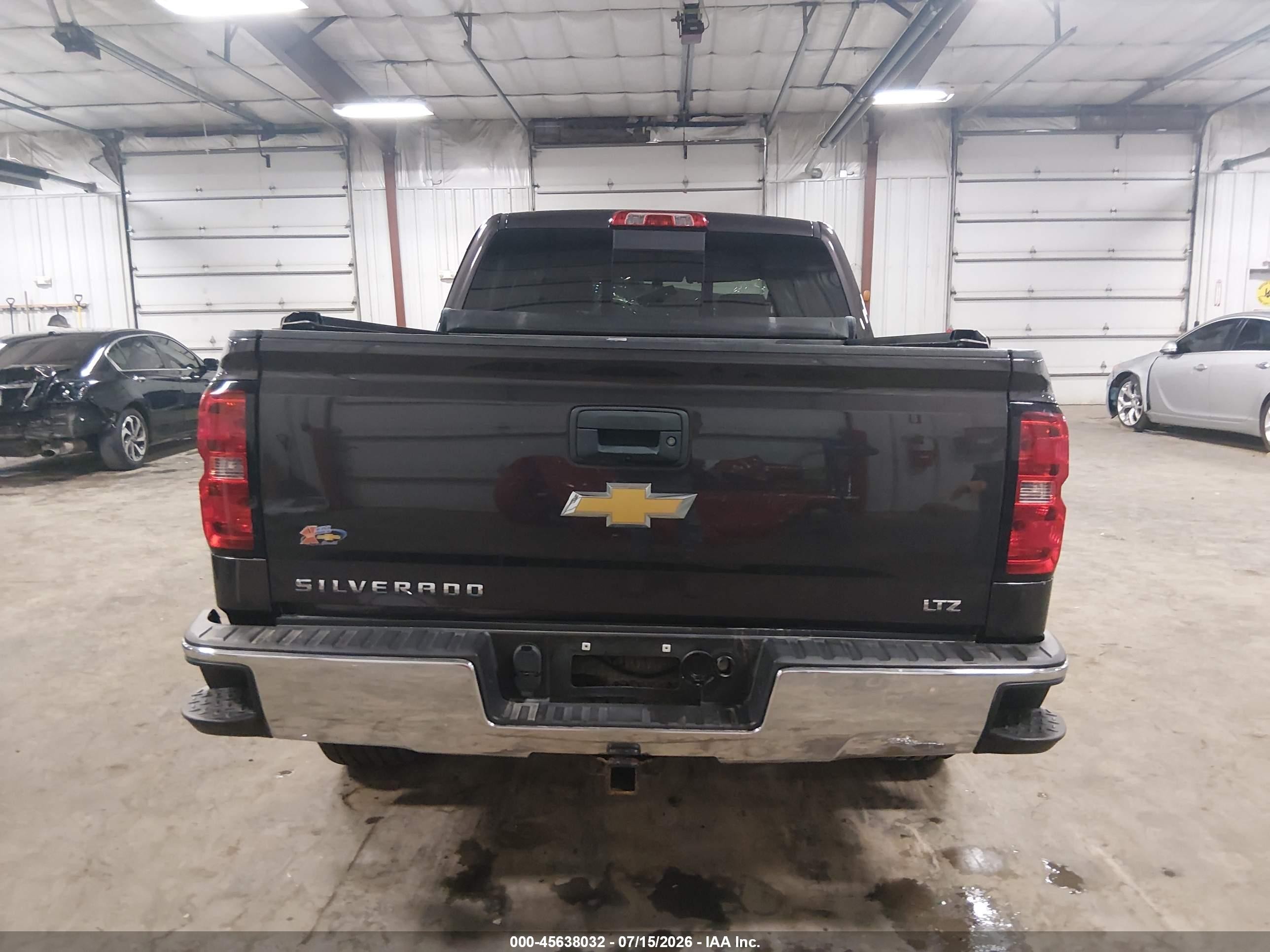2015 Chevrolet Silverado 1500 Ltz Серый vin: 3GCUKSEC8FG497734