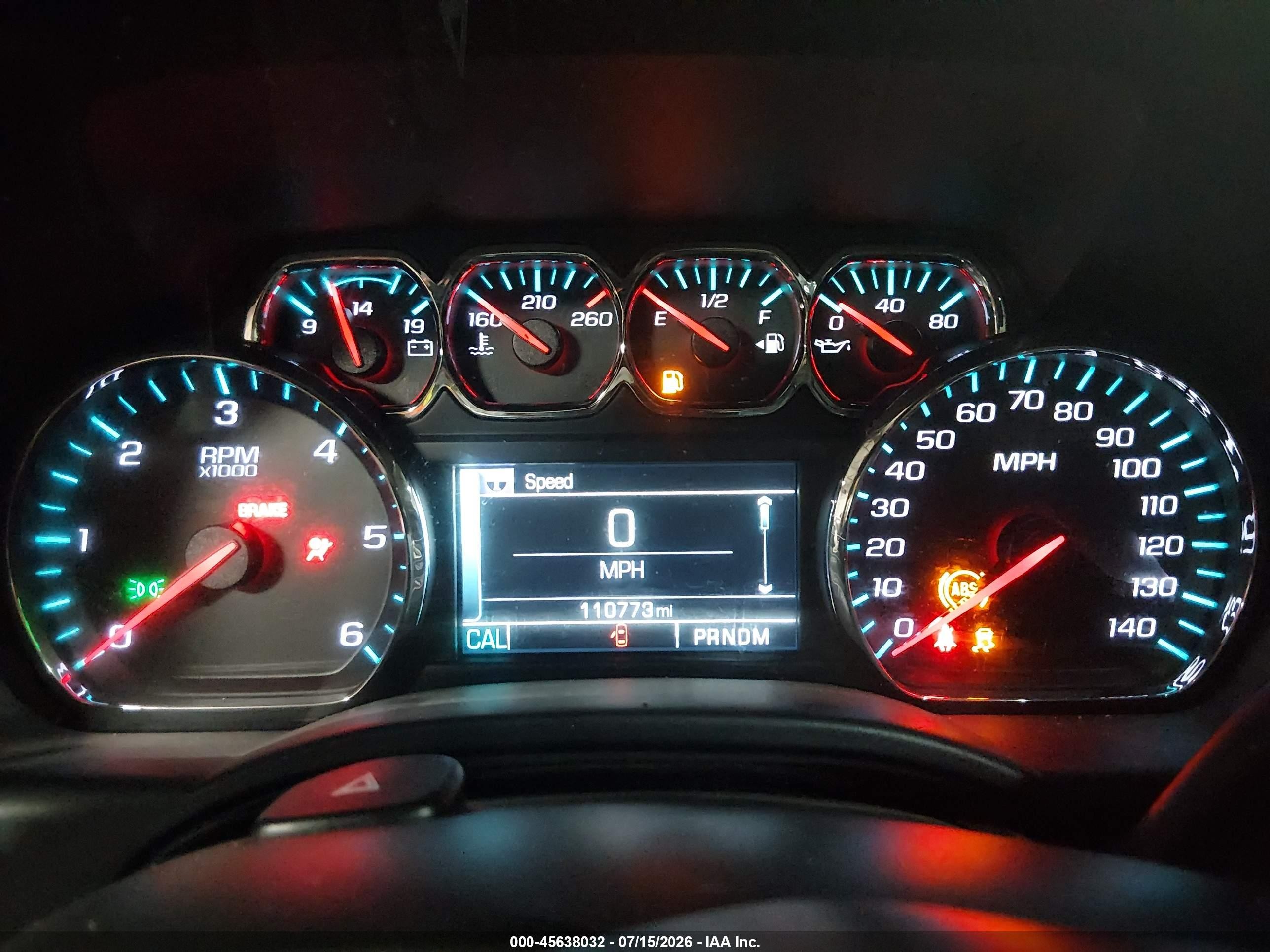 2015 Chevrolet Silverado 1500 Ltz Серый vin: 3GCUKSEC8FG497734