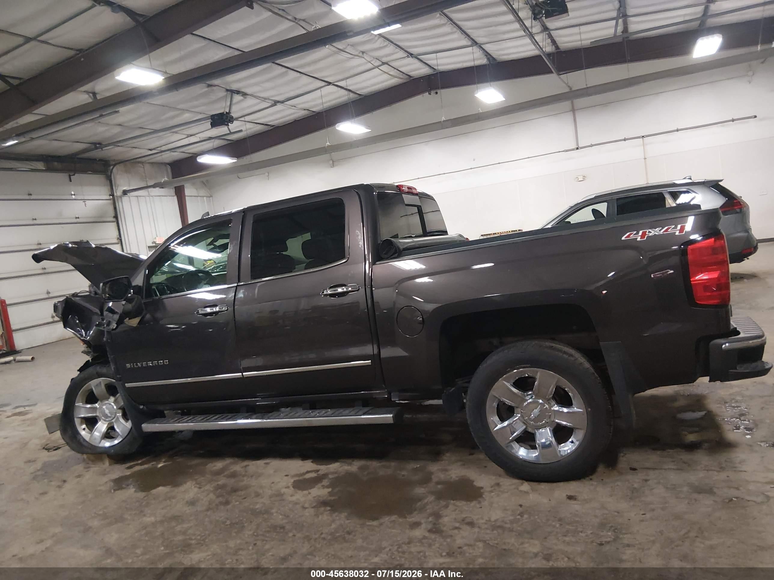 2015 Chevrolet Silverado 1500 Ltz Серый vin: 3GCUKSEC8FG497734