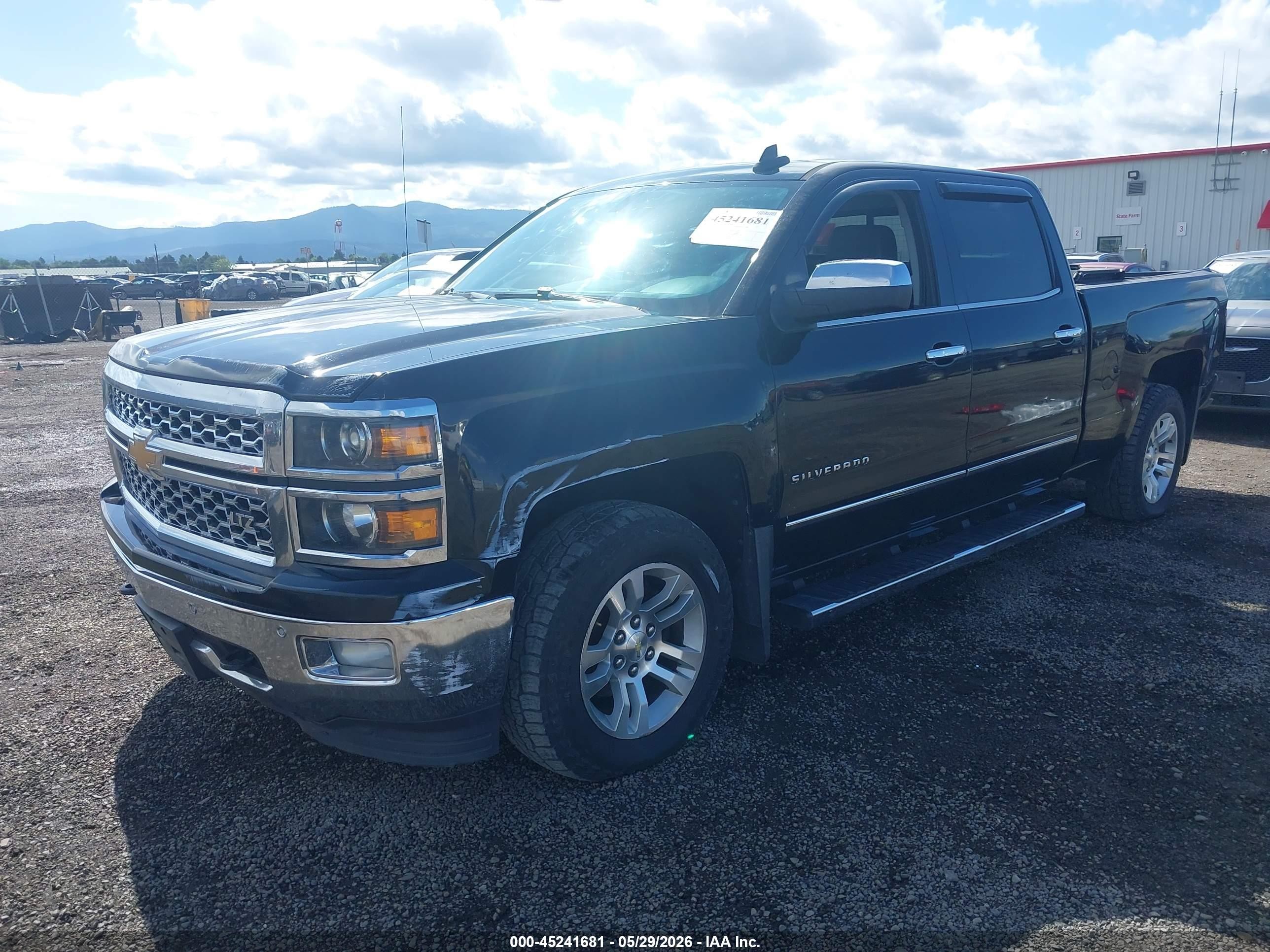 2015 Chevrolet Silverado 1500 1lz/2lz Черный vin: 3GCUKSEC8FG529761