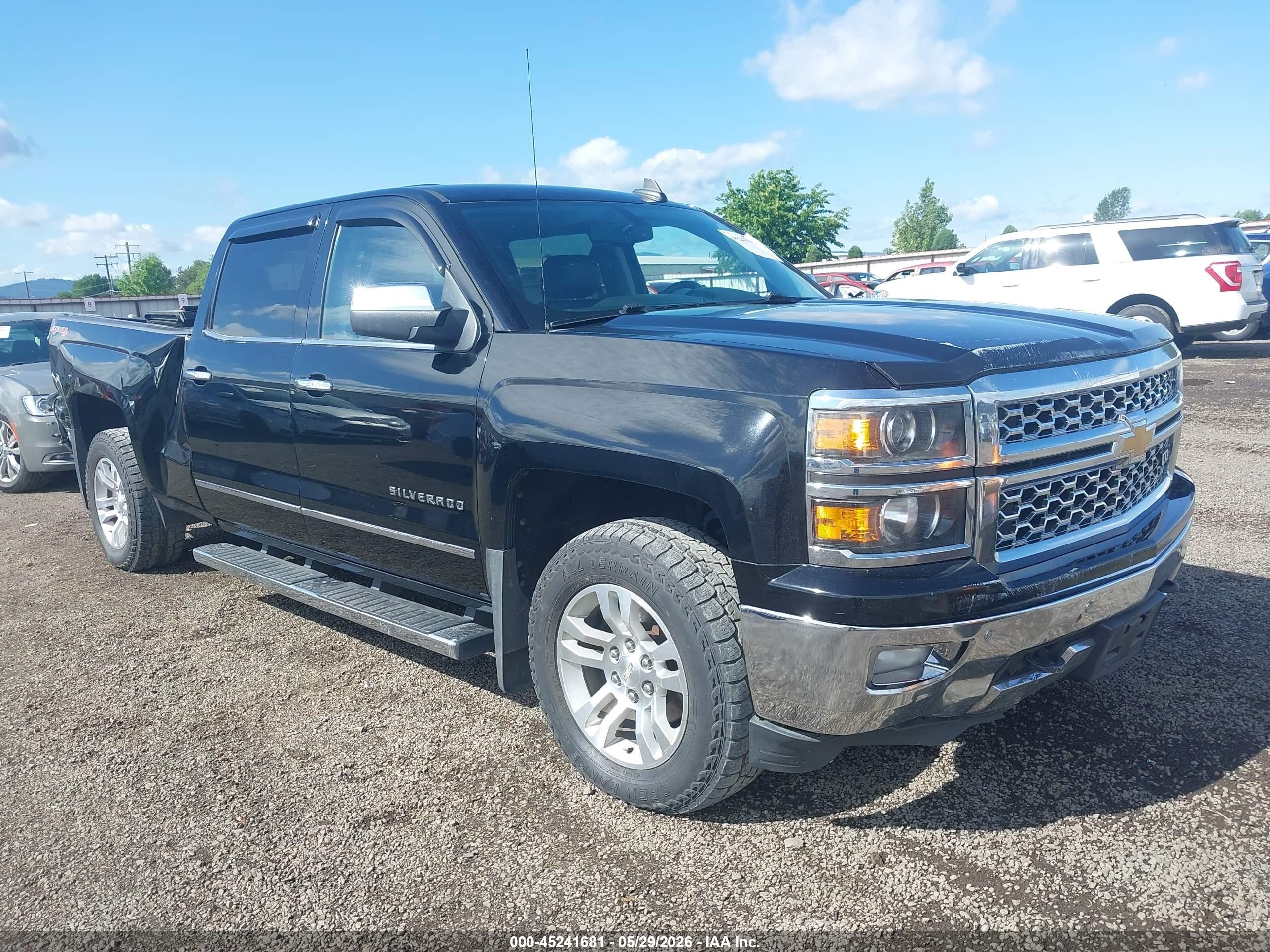 2015 Chevrolet Silverado 1500 1lz/2lz Черный vin: 3GCUKSEC8FG529761