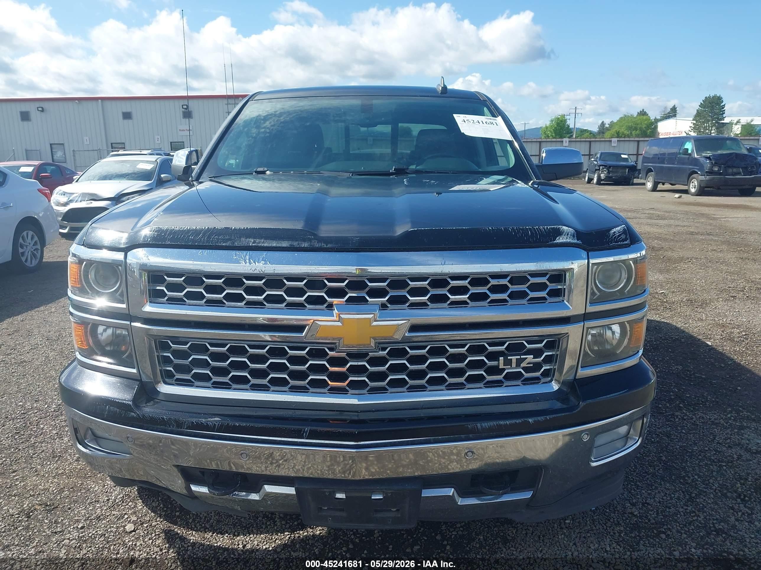 2015 Chevrolet Silverado 1500 1lz/2lz Черный vin: 3GCUKSEC8FG529761