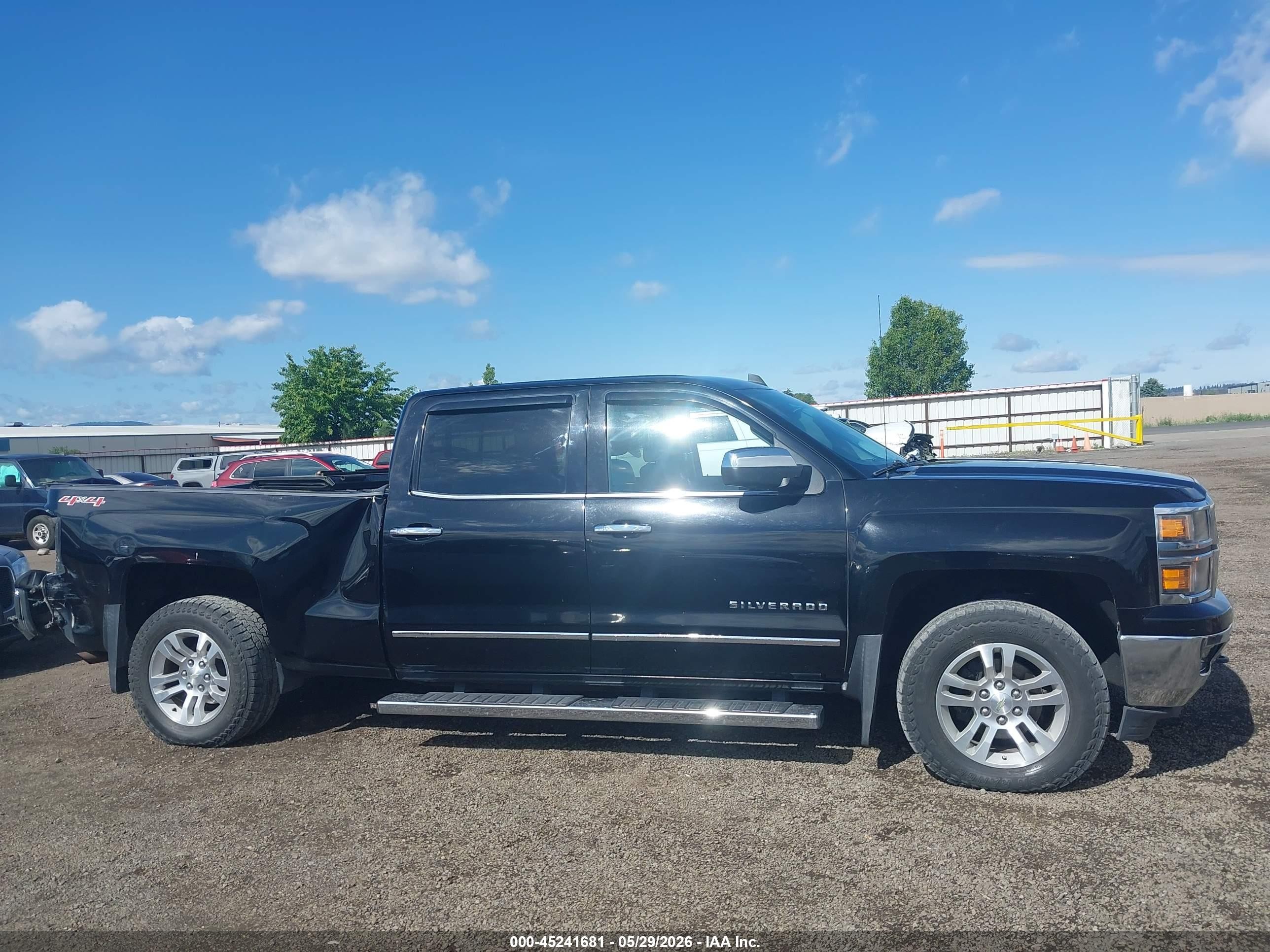2015 Chevrolet Silverado 1500 1lz/2lz Черный vin: 3GCUKSEC8FG529761