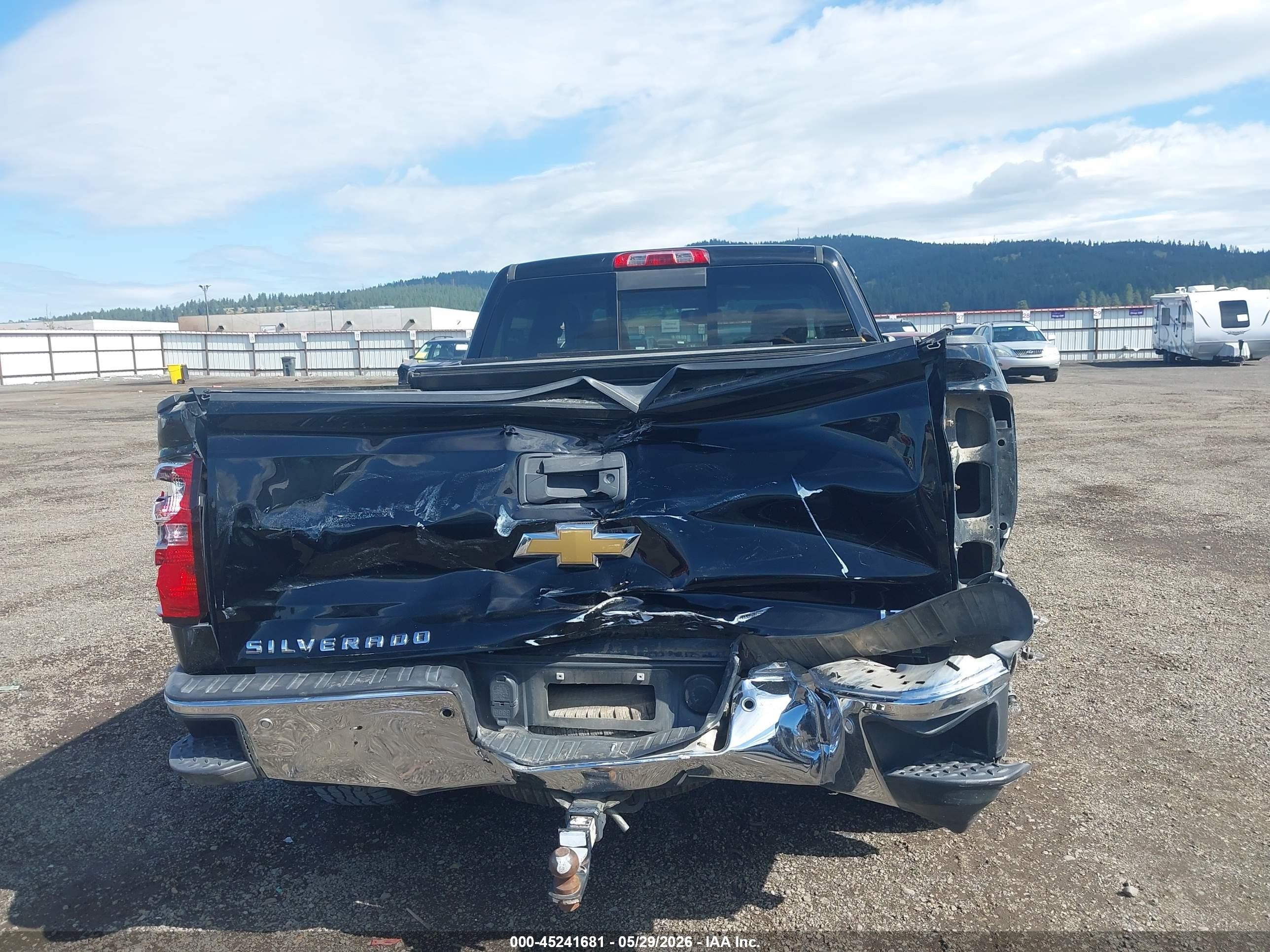 2015 Chevrolet Silverado 1500 1lz/2lz Черный vin: 3GCUKSEC8FG529761