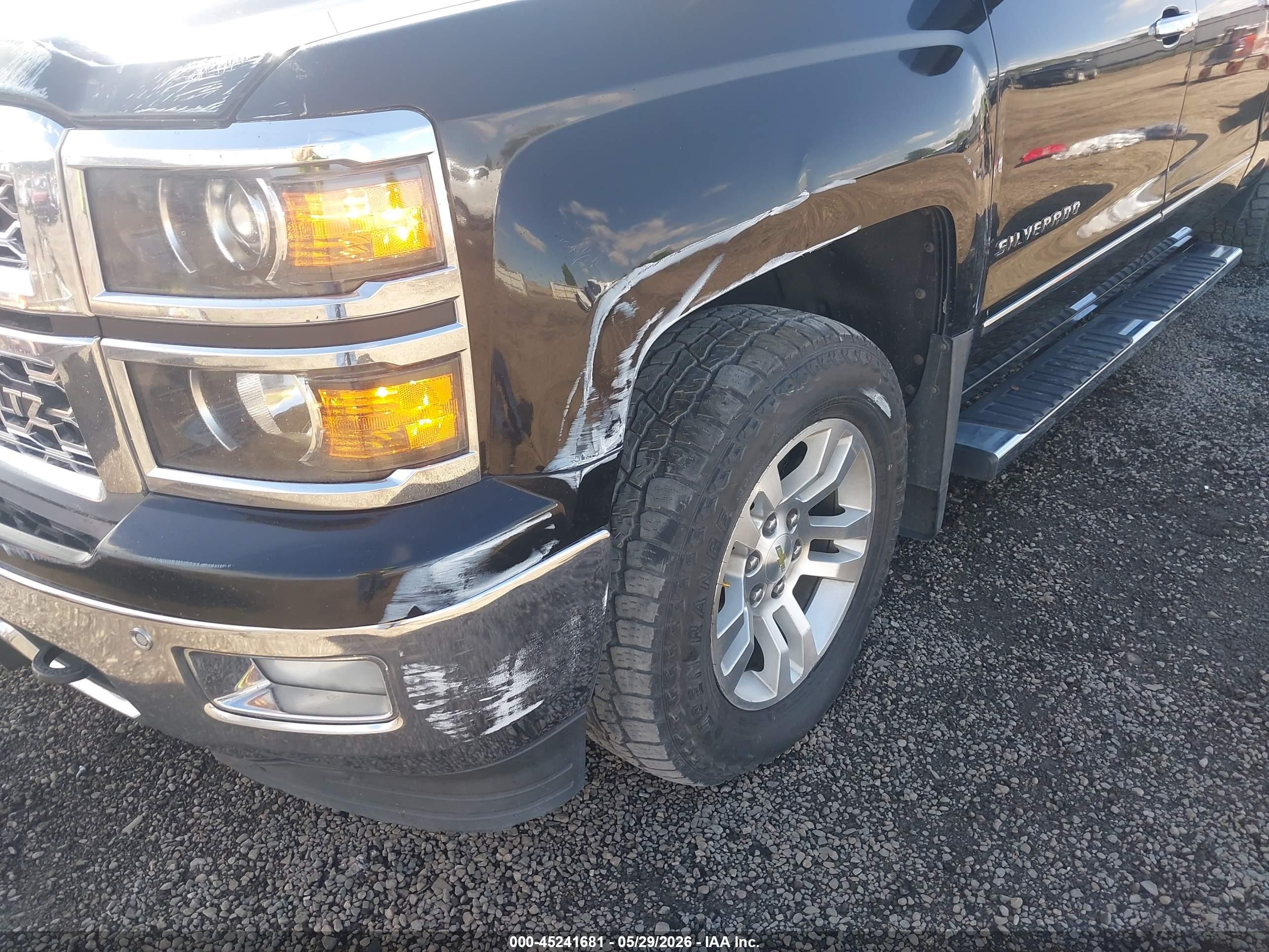 2015 Chevrolet Silverado 1500 1lz/2lz Черный vin: 3GCUKSEC8FG529761