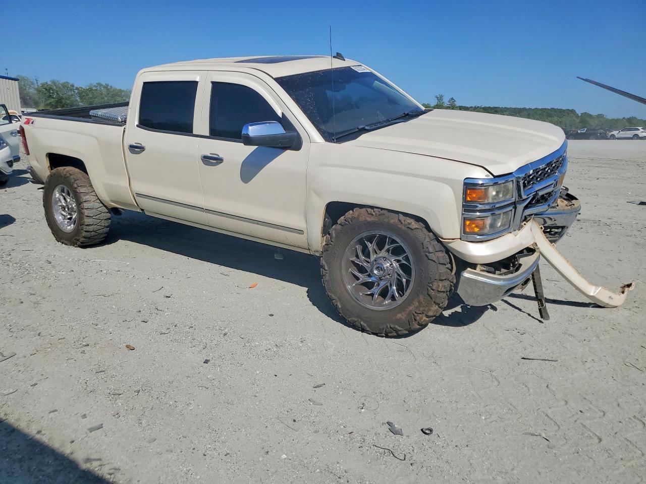 2014 Chevrolet Silverado K1500 Ltz Beige vin: 3GCUKSEC9EG142005