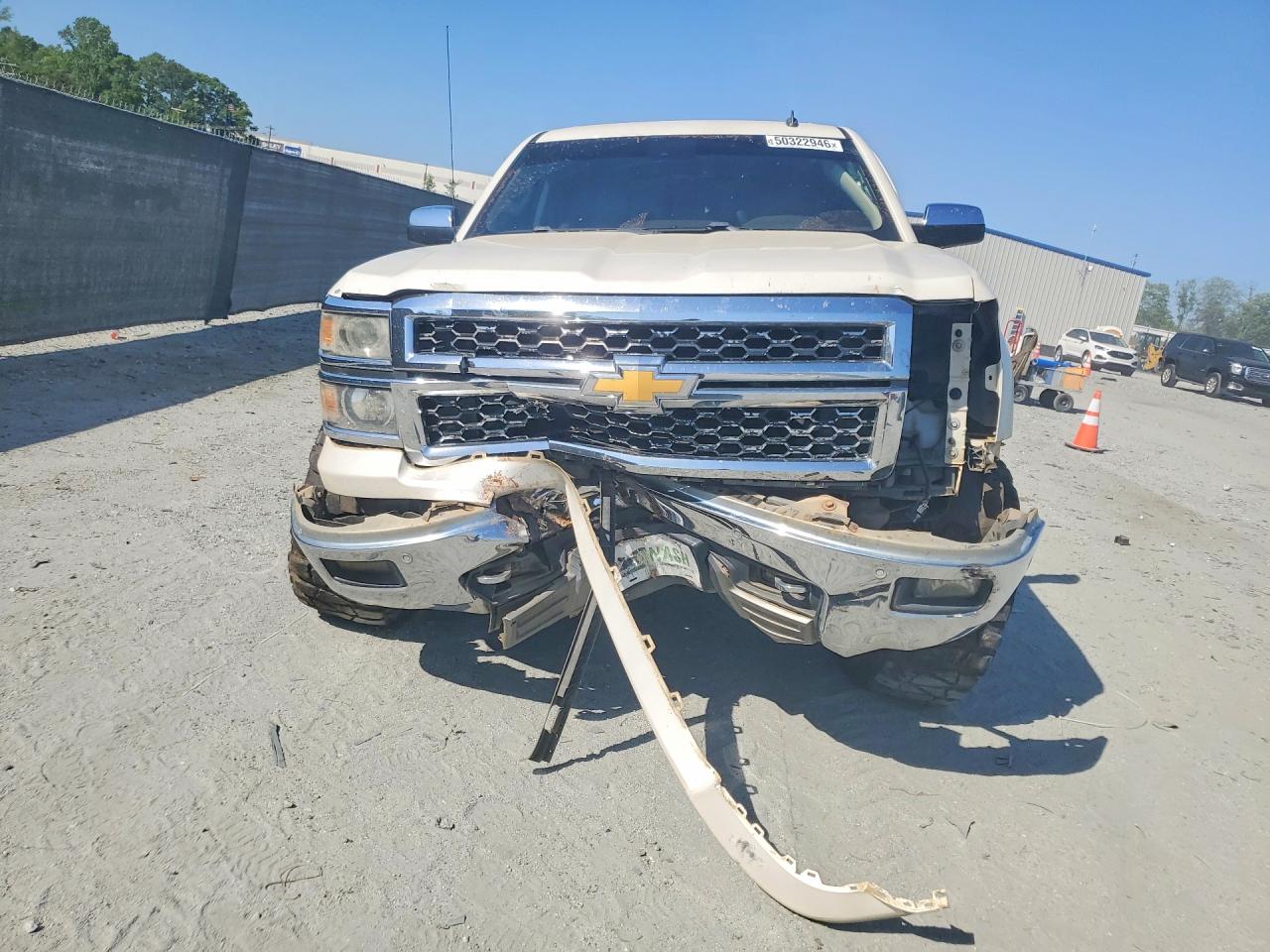 2014 Chevrolet Silverado K1500 Ltz Beige vin: 3GCUKSEC9EG142005