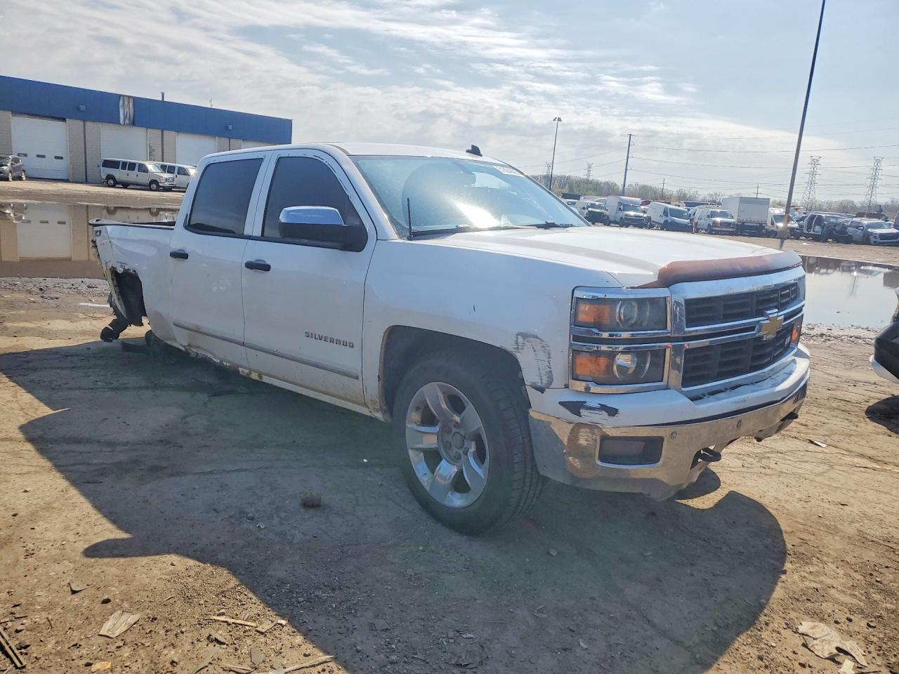 2014 Chevrolet Silverado K1500 Ltz Белый vin: 3GCUKSEC9EG155322