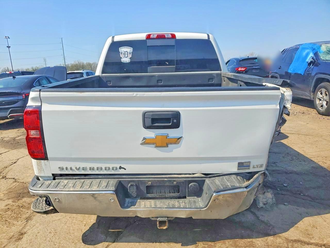 2014 Chevrolet Silverado K1500 Ltz Белый vin: 3GCUKSEC9EG155322