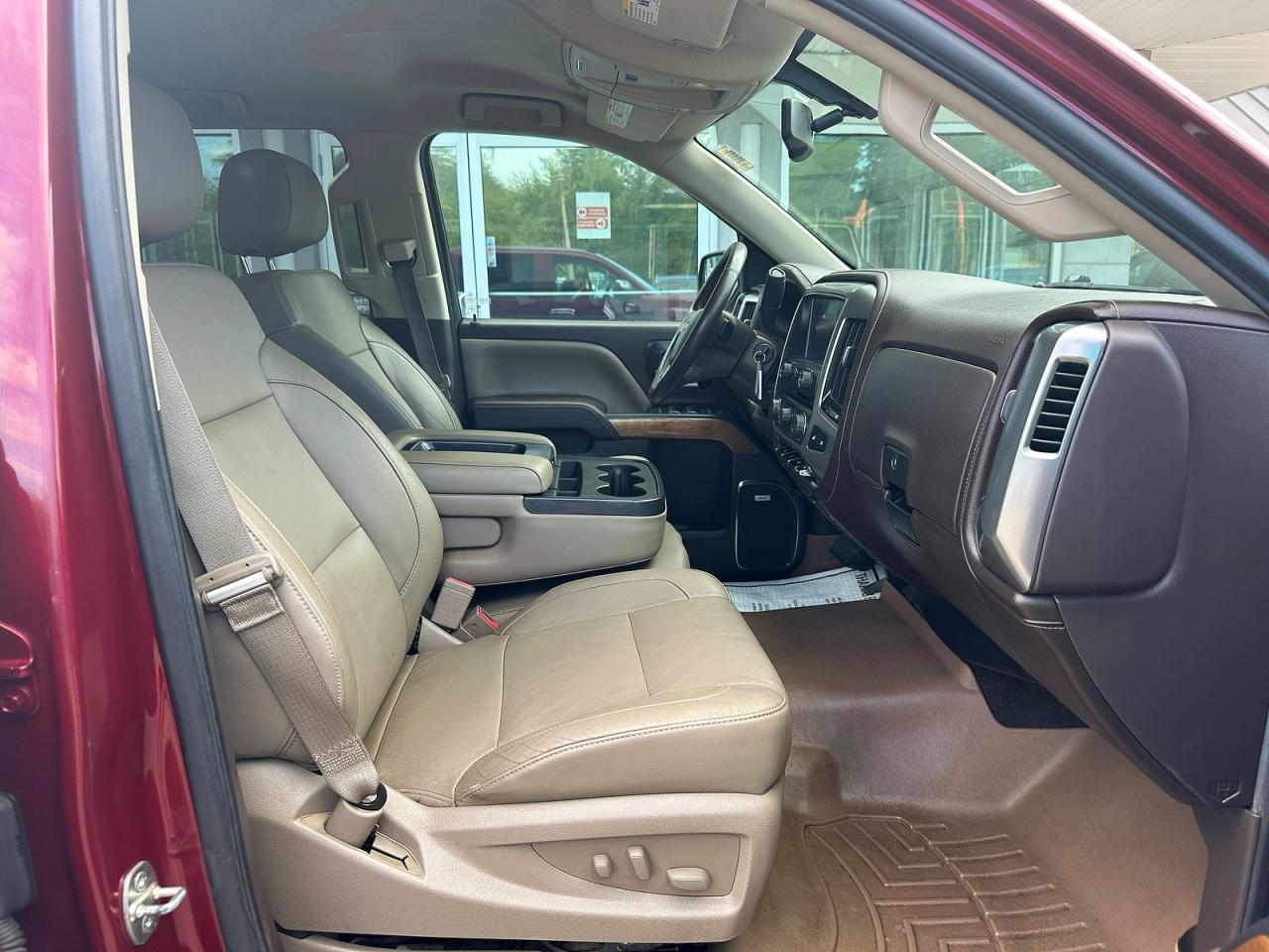 2014 Chevrolet Silverado K1500 Ltz Burgundy vin: 3GCUKSEC9EG220959