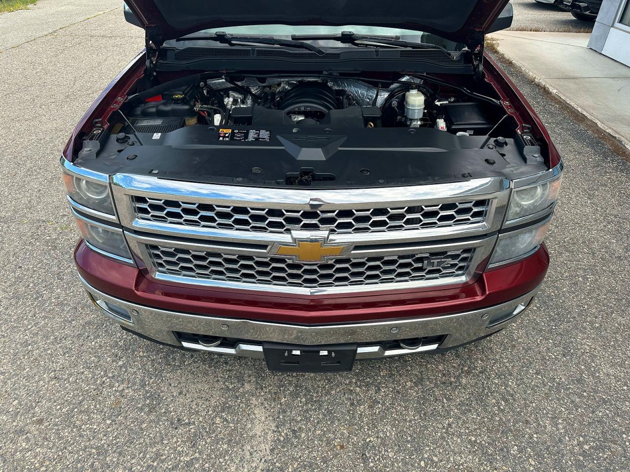 2014 Chevrolet Silverado K1500 Ltz Burgundy vin: 3GCUKSEC9EG220959