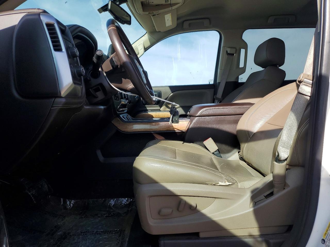 2014 Chevrolet Silverado K1500 Ltz White vin: 3GCUKSEC9EG264279
