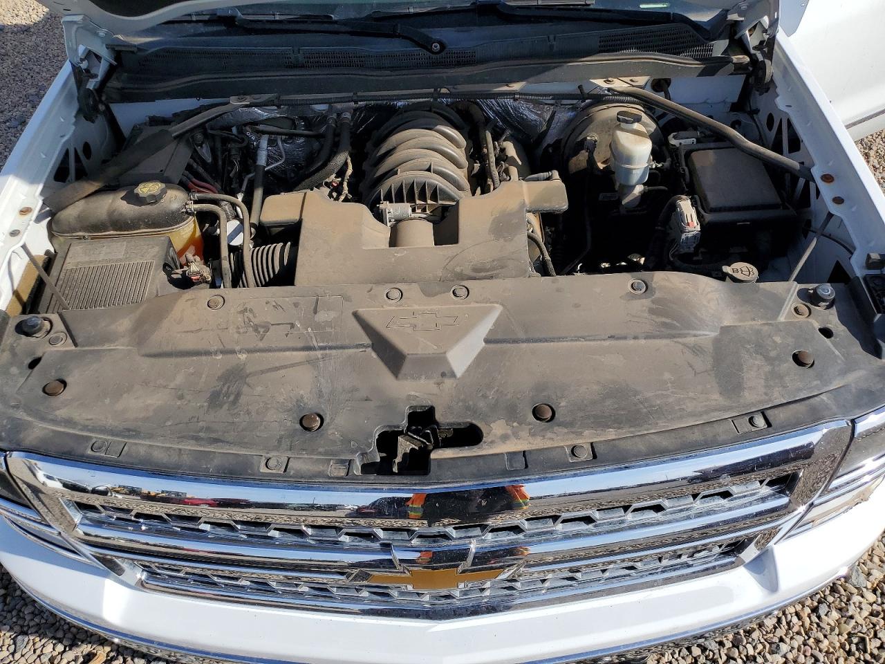 2014 Chevrolet Silverado K1500 Ltz White vin: 3GCUKSEC9EG264279