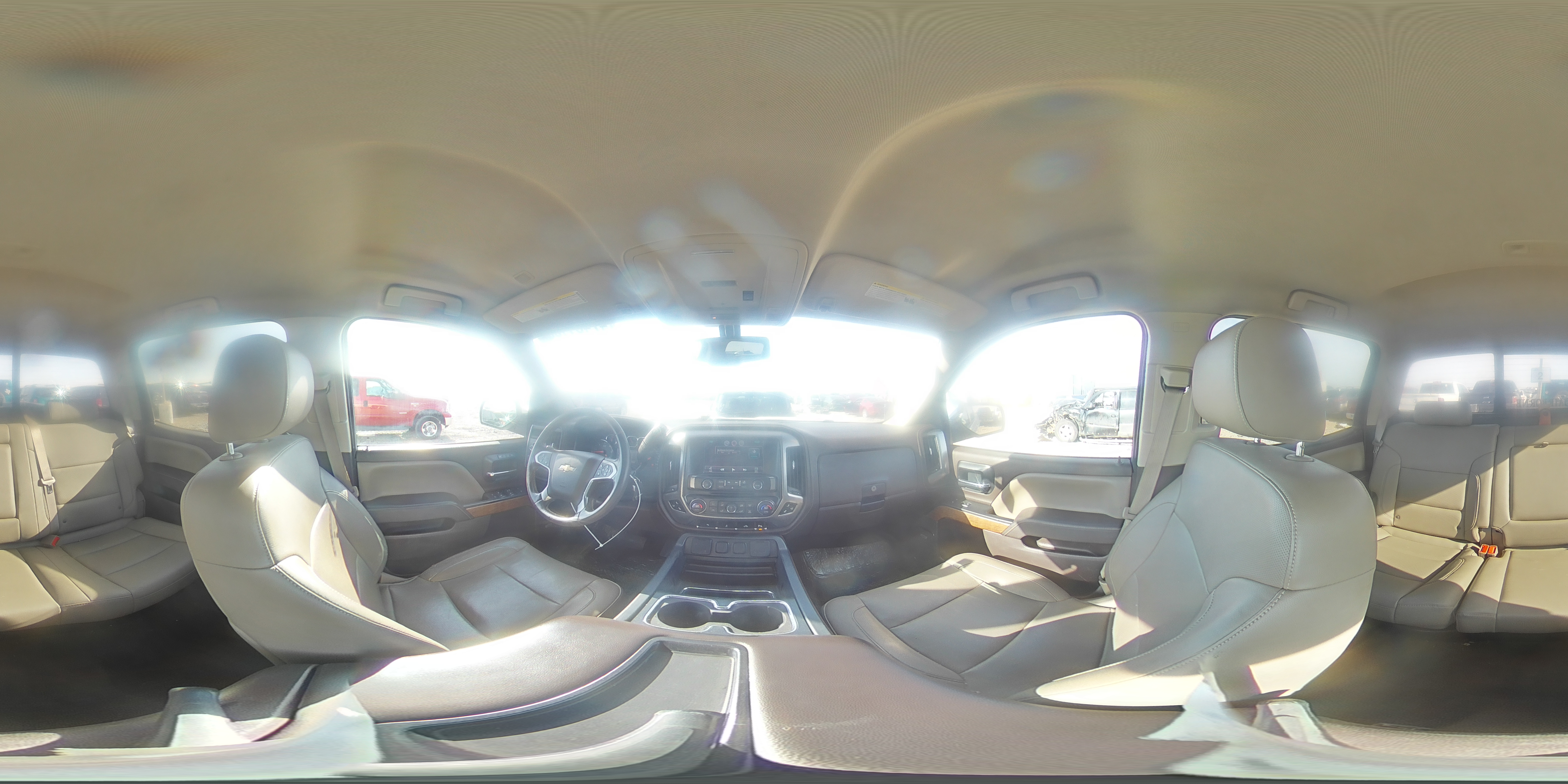 2014 Chevrolet Silverado K1500 Ltz White vin: 3GCUKSEC9EG264279