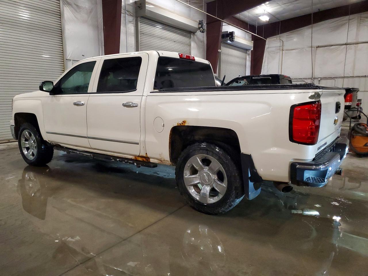 2014 Chevrolet Silverado K1500 Ltz White vin: 3GCUKSEC9EG296830