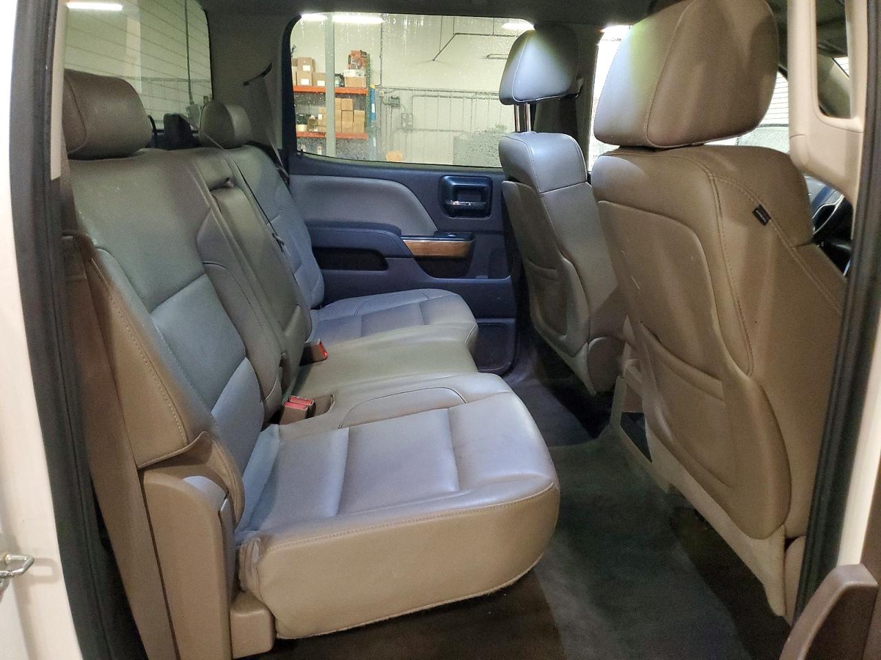 2014 Chevrolet Silverado K1500 Ltz White vin: 3GCUKSEC9EG296830