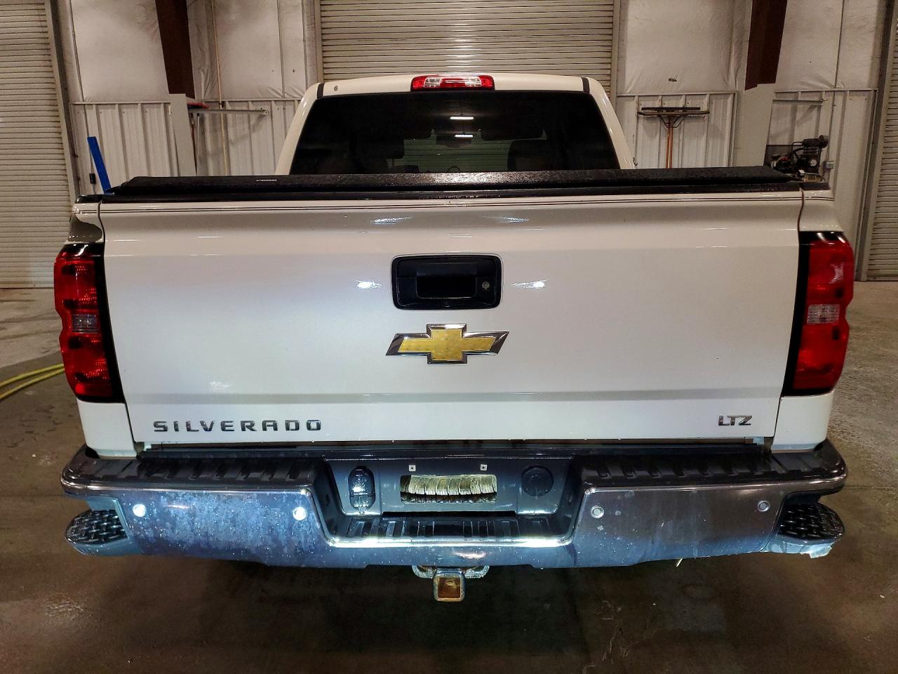 2014 Chevrolet Silverado K1500 Ltz White vin: 3GCUKSEC9EG296830
