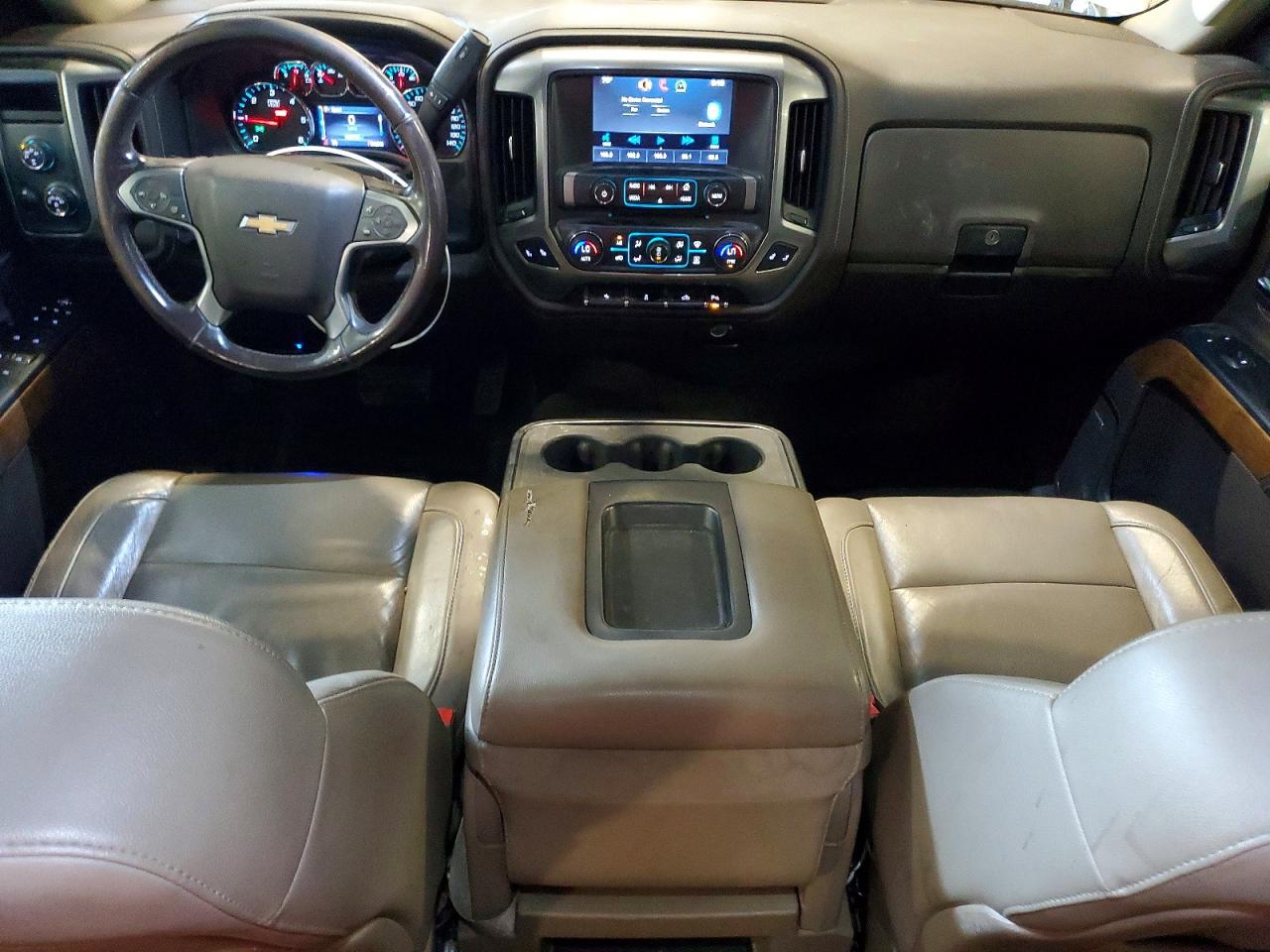 2014 Chevrolet Silverado K1500 Ltz White vin: 3GCUKSEC9EG296830