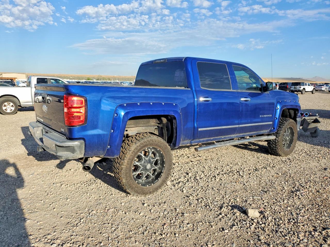 2014 Chevrolet Silverado K1500 Ltz Синий vin: 3GCUKSEC9EG300245