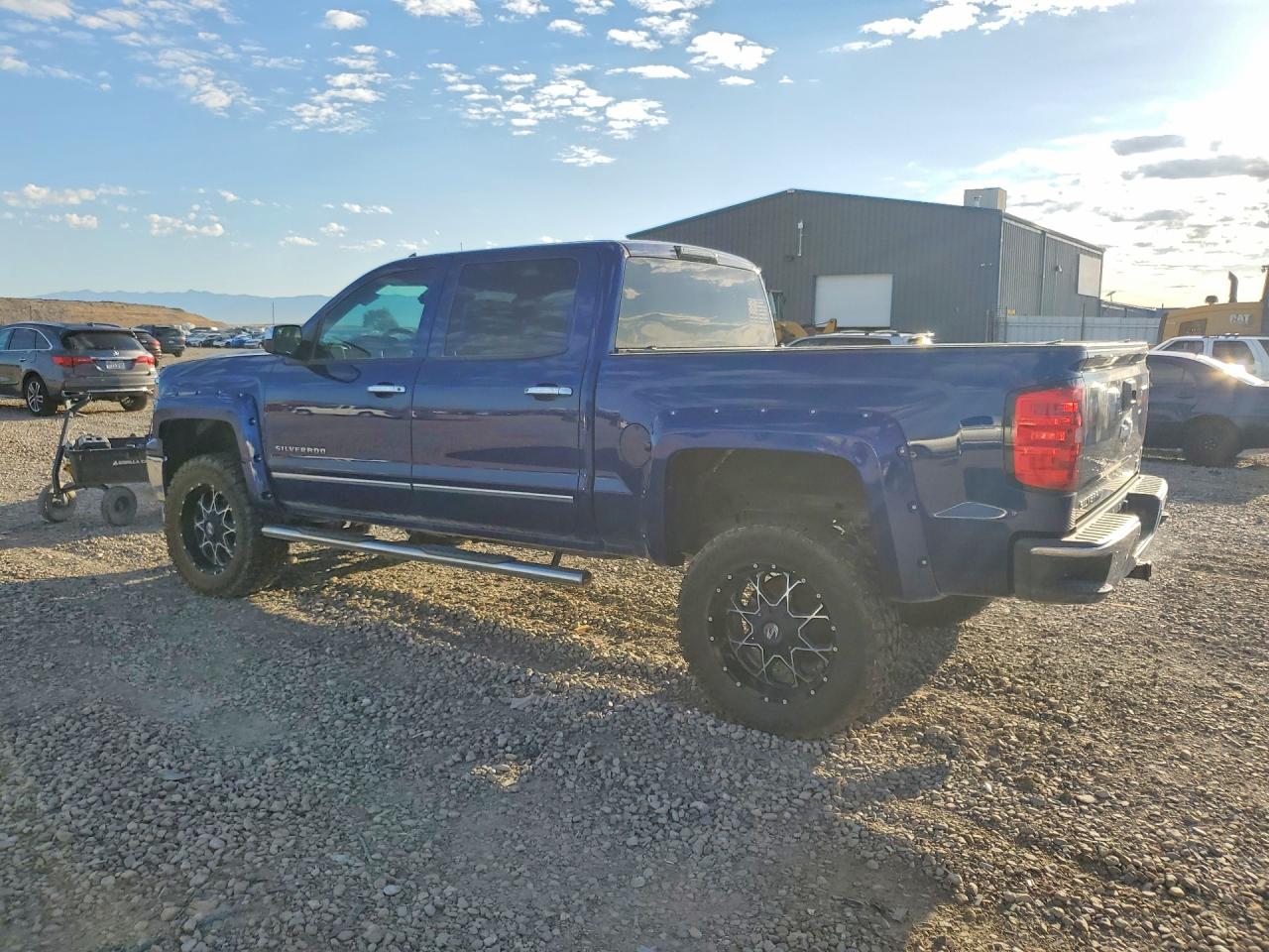 2014 Chevrolet Silverado K1500 Ltz Синий vin: 3GCUKSEC9EG300245