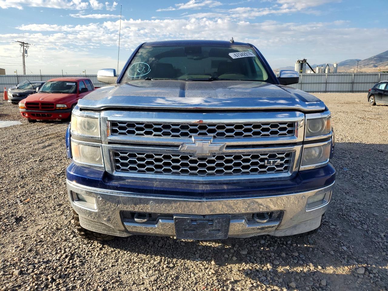 2014 Chevrolet Silverado K1500 Ltz Синий vin: 3GCUKSEC9EG300245