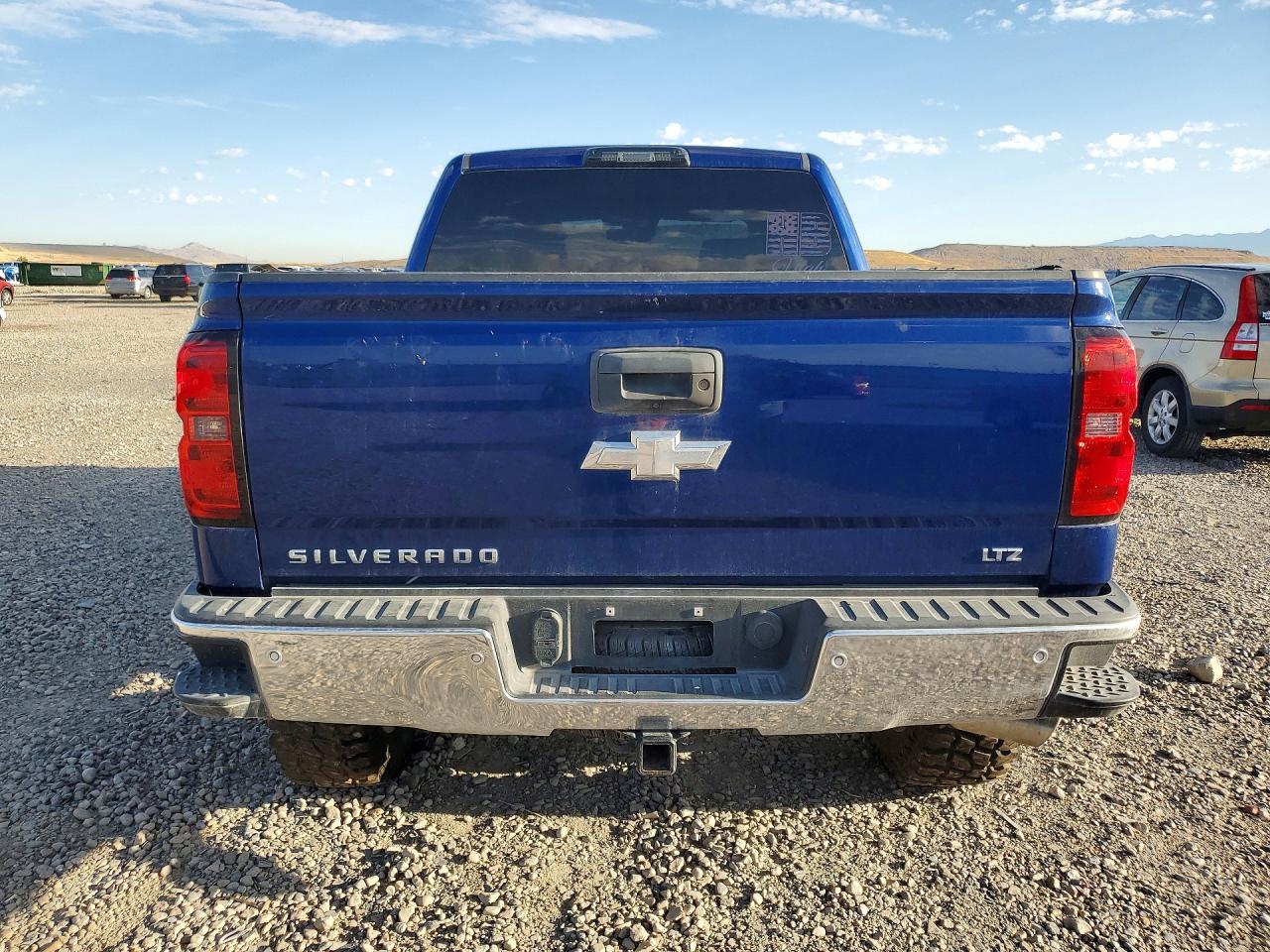 2014 Chevrolet Silverado K1500 Ltz Синий vin: 3GCUKSEC9EG300245