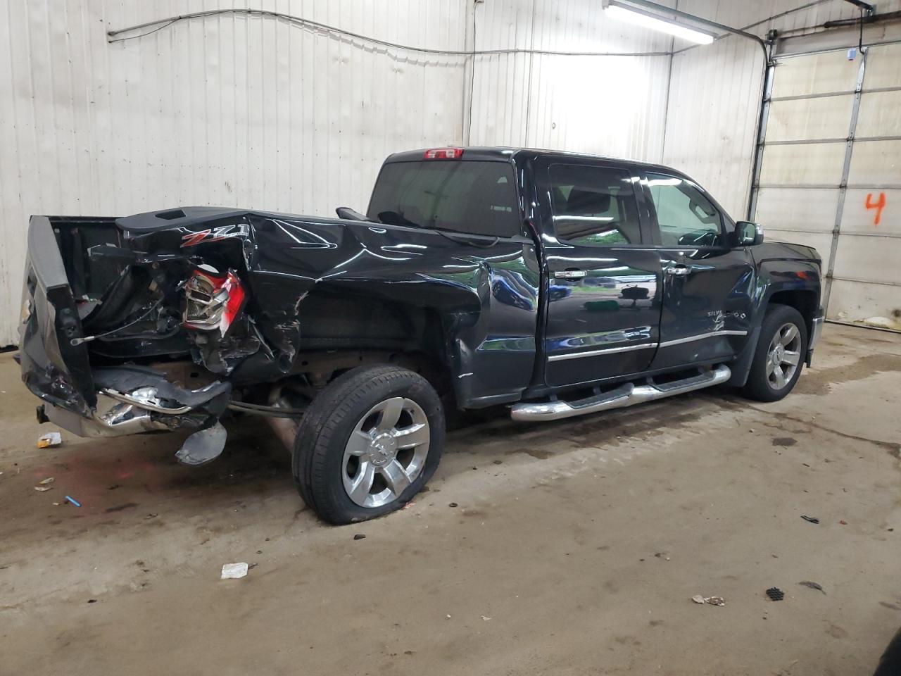 2014 Chevrolet Silverado K1500 Ltz Black vin: 3GCUKSEC9EG361823