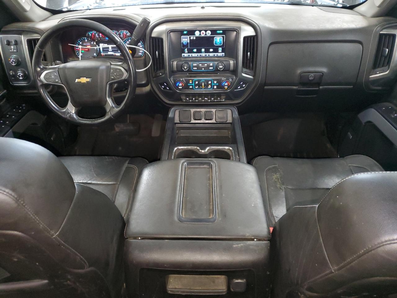 2014 Chevrolet Silverado K1500 Ltz Black vin: 3GCUKSEC9EG361823