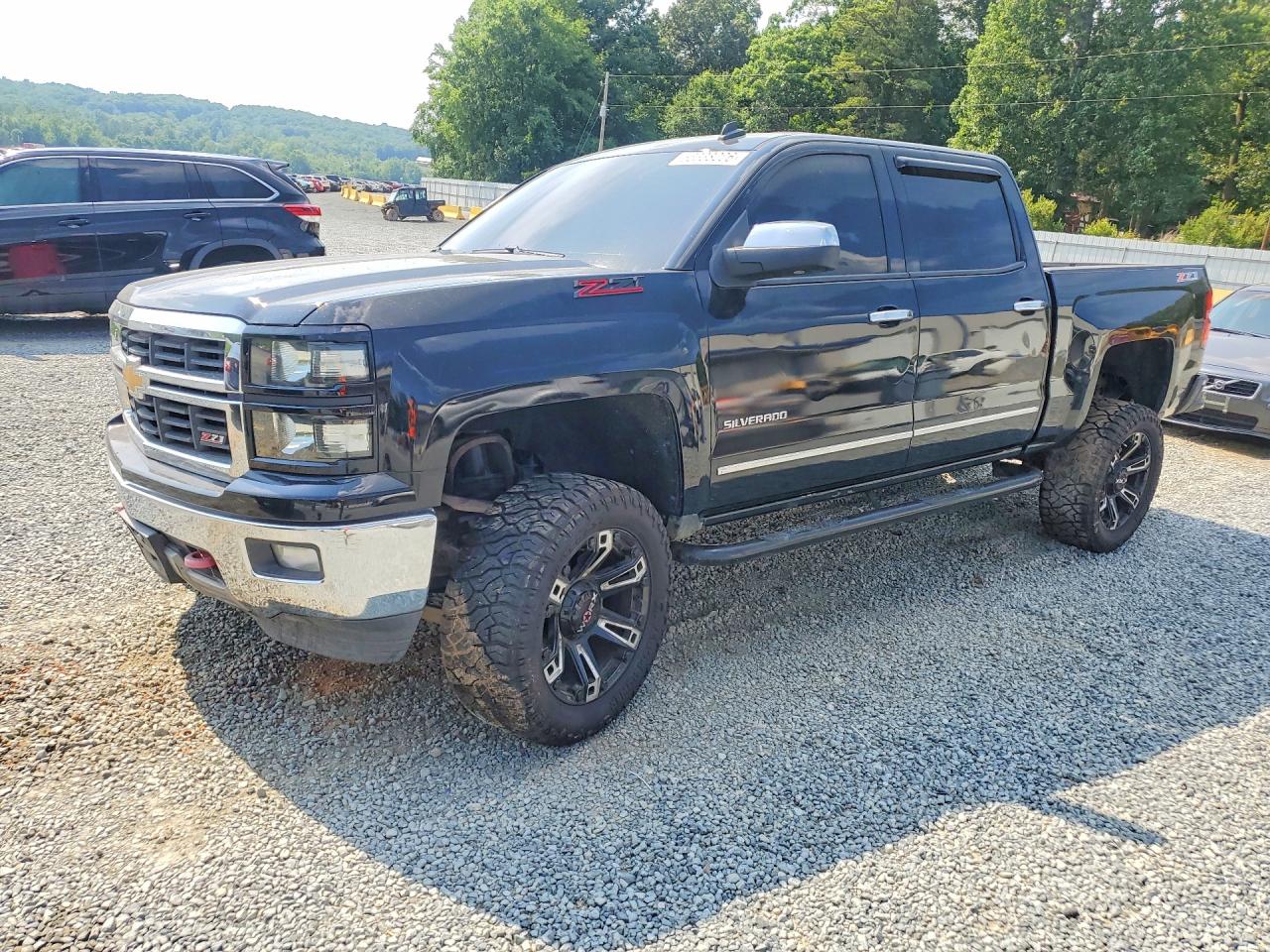 2014 Chevrolet Silverado Black vin: 3GCUKSEC9EG366892