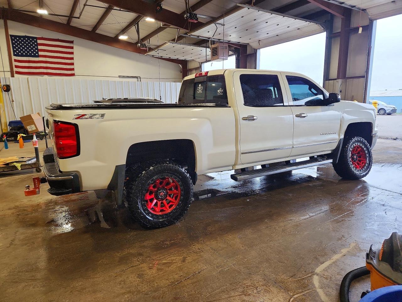 2014 Chevrolet Silverado K1500 Ltz Белый vin: 3GCUKSEC9EG525801